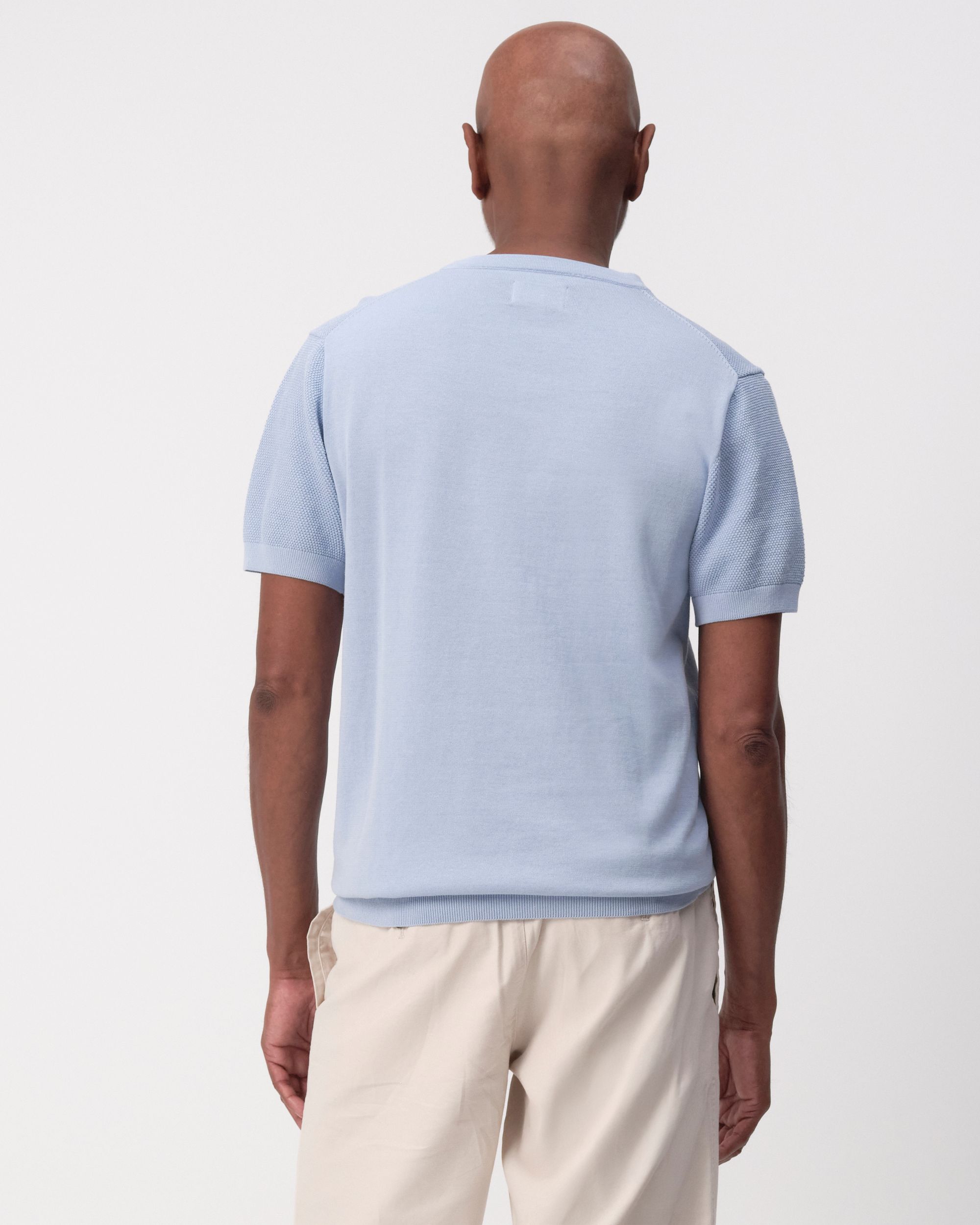 Campbell Norman T-shirt KM Chambray Blue 096105-004-L