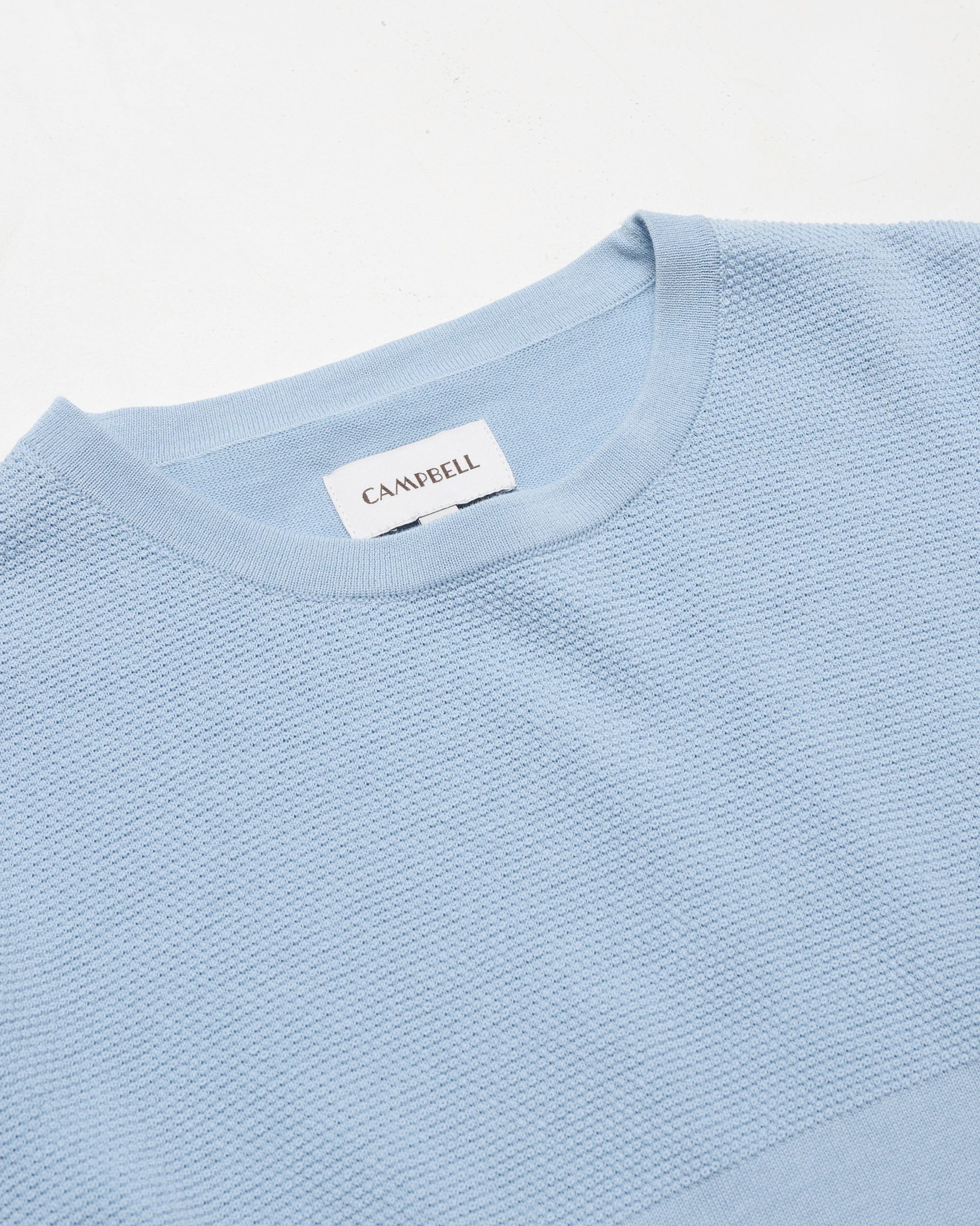 Campbell Norman T-shirt KM Chambray Blue 096105-004-L