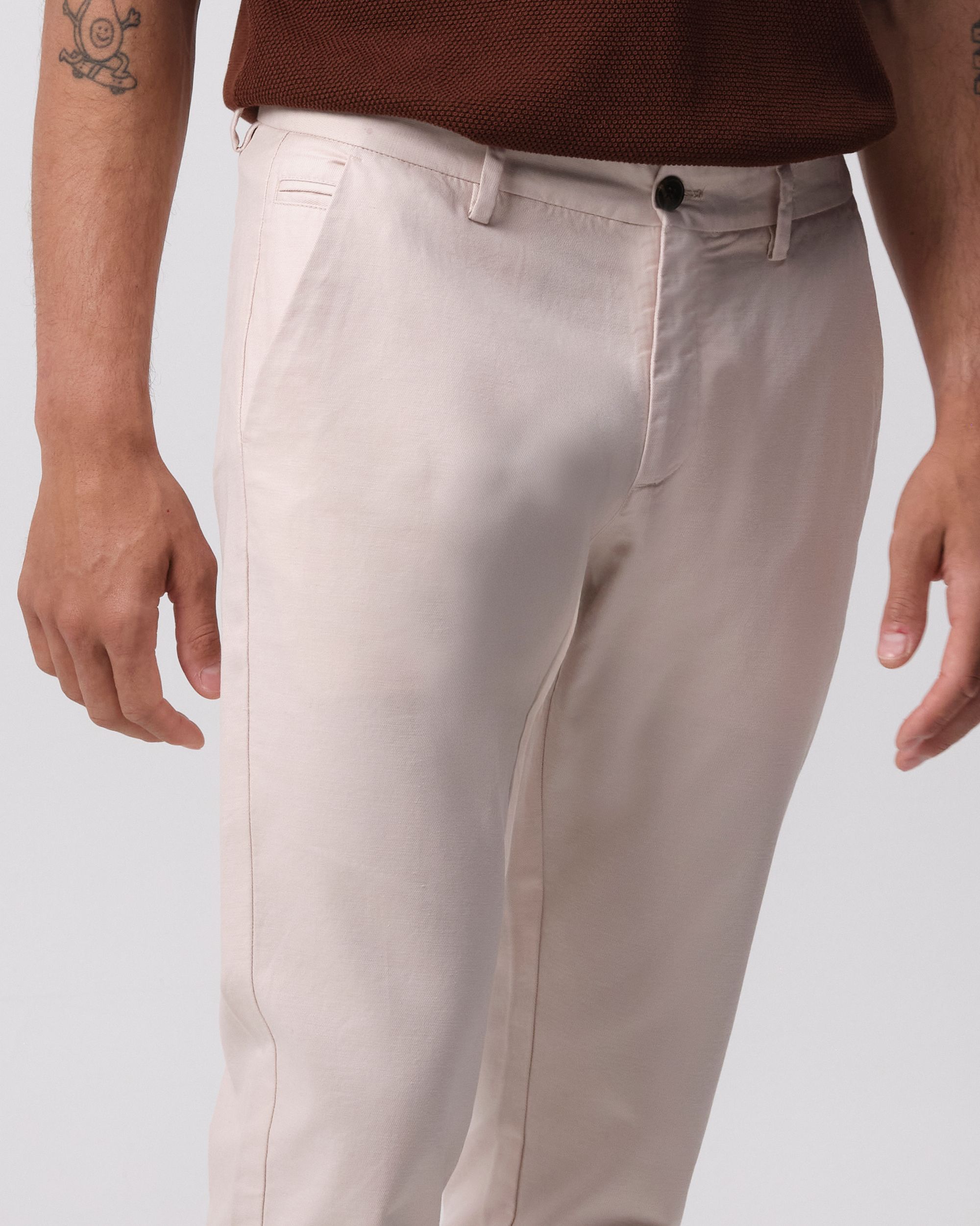 Campbell Henry Smart Chino Crystal Gray beige  096107-002-28