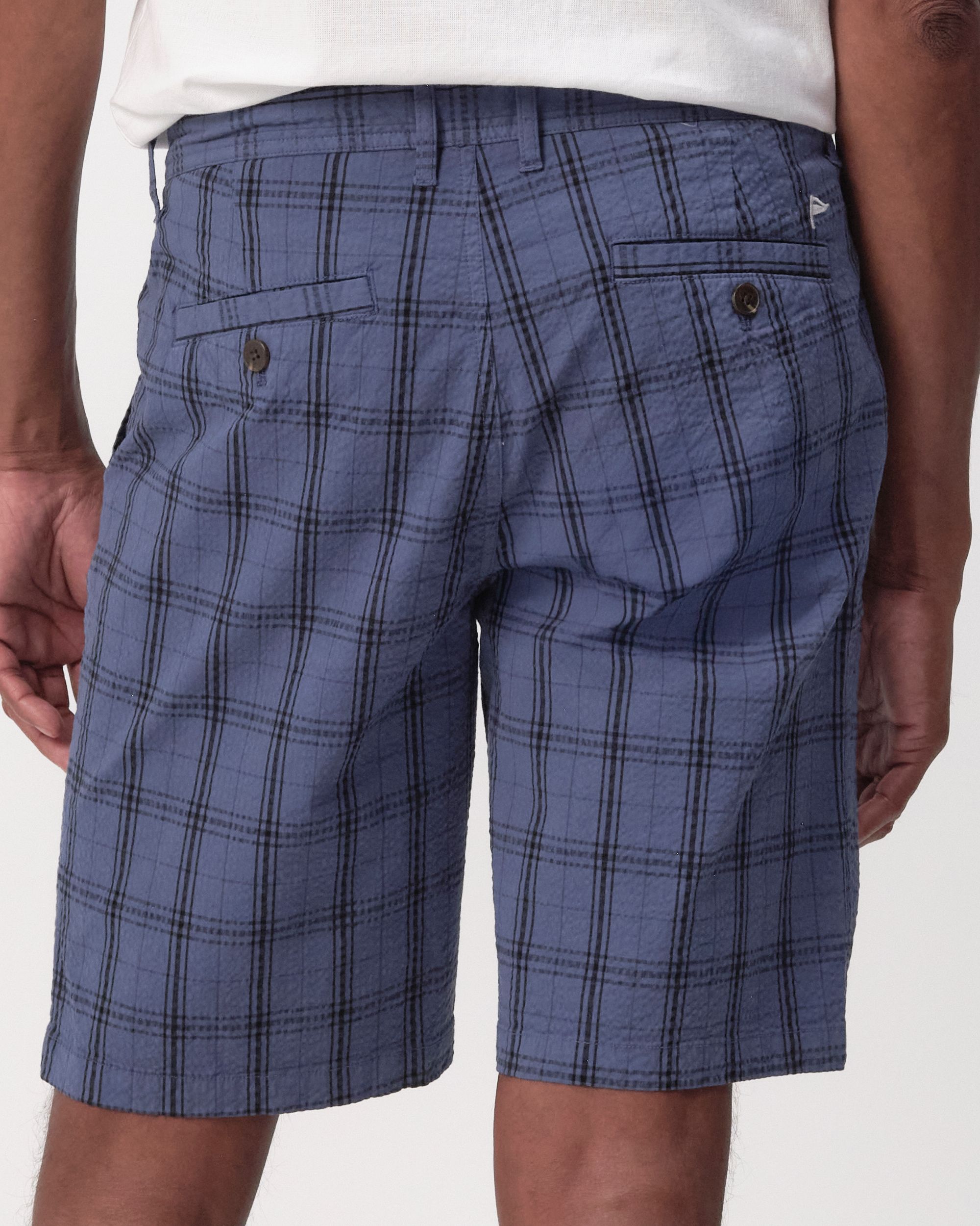 Campbell Checkford Short Blue Fushion grote ruit 096111-001-28