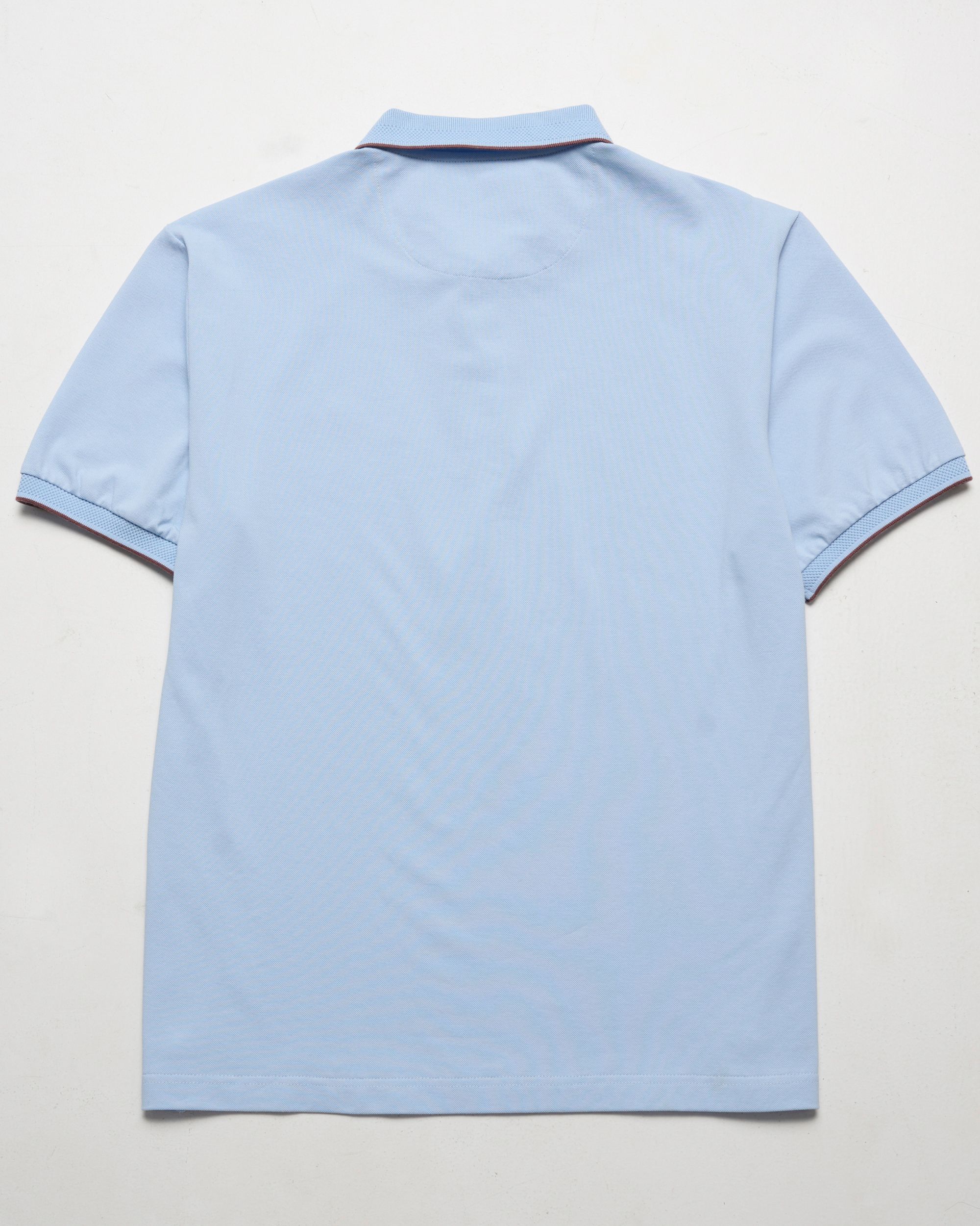 Campbell Jordan Polo KM Chambray Blue 096119-003-L