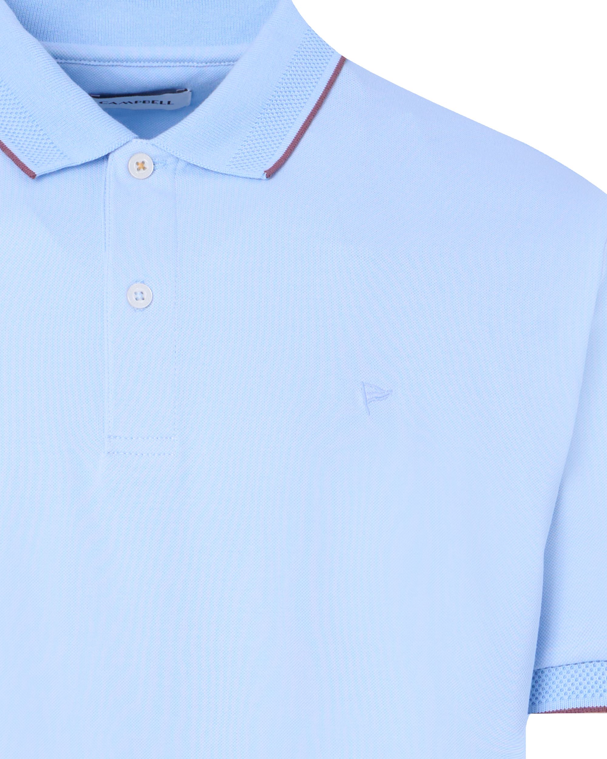 Campbell Jordan Polo KM Chambray Blue 096119-003-L