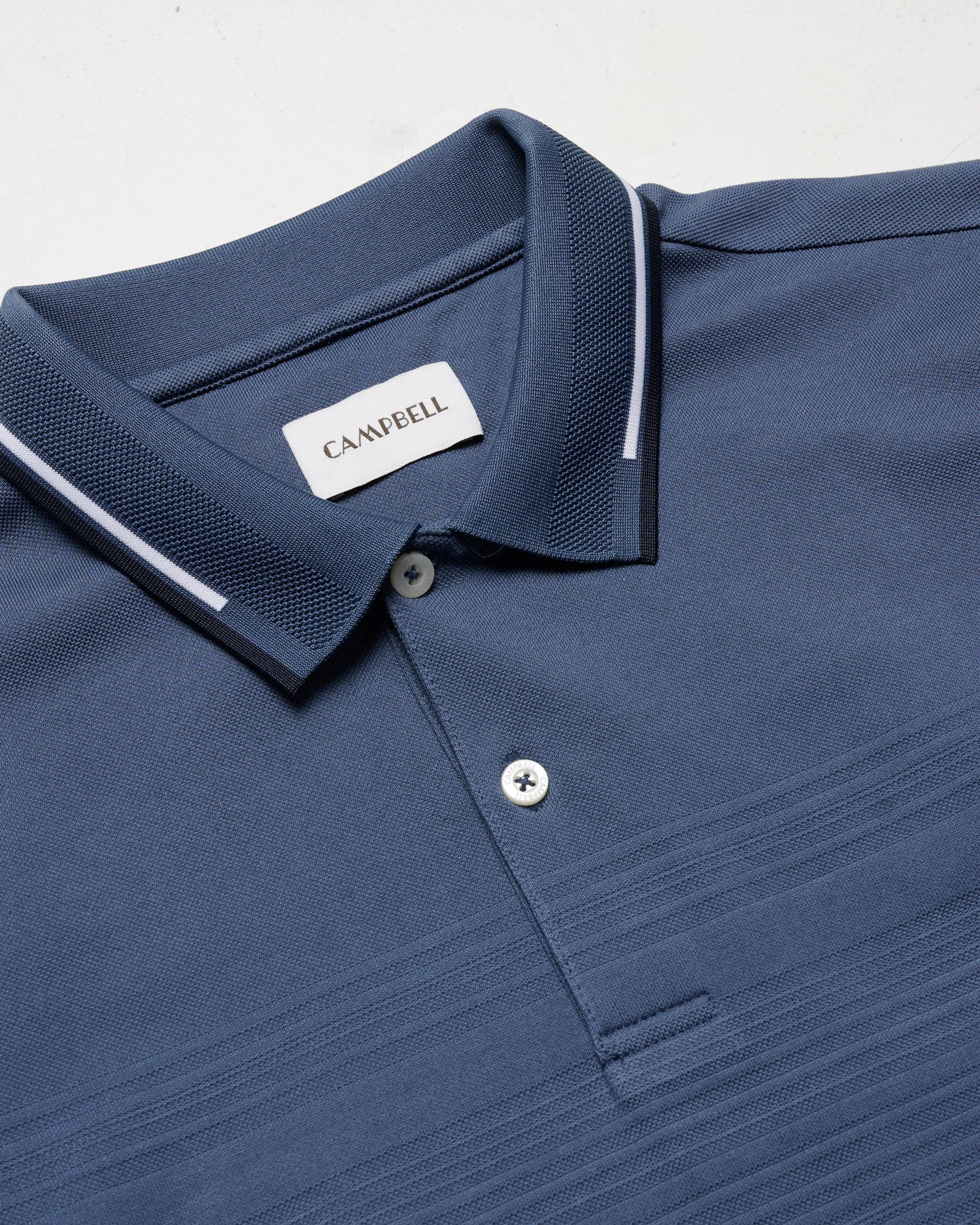 Campbell Warson Polo KM Blue Fusion 096121-004-L