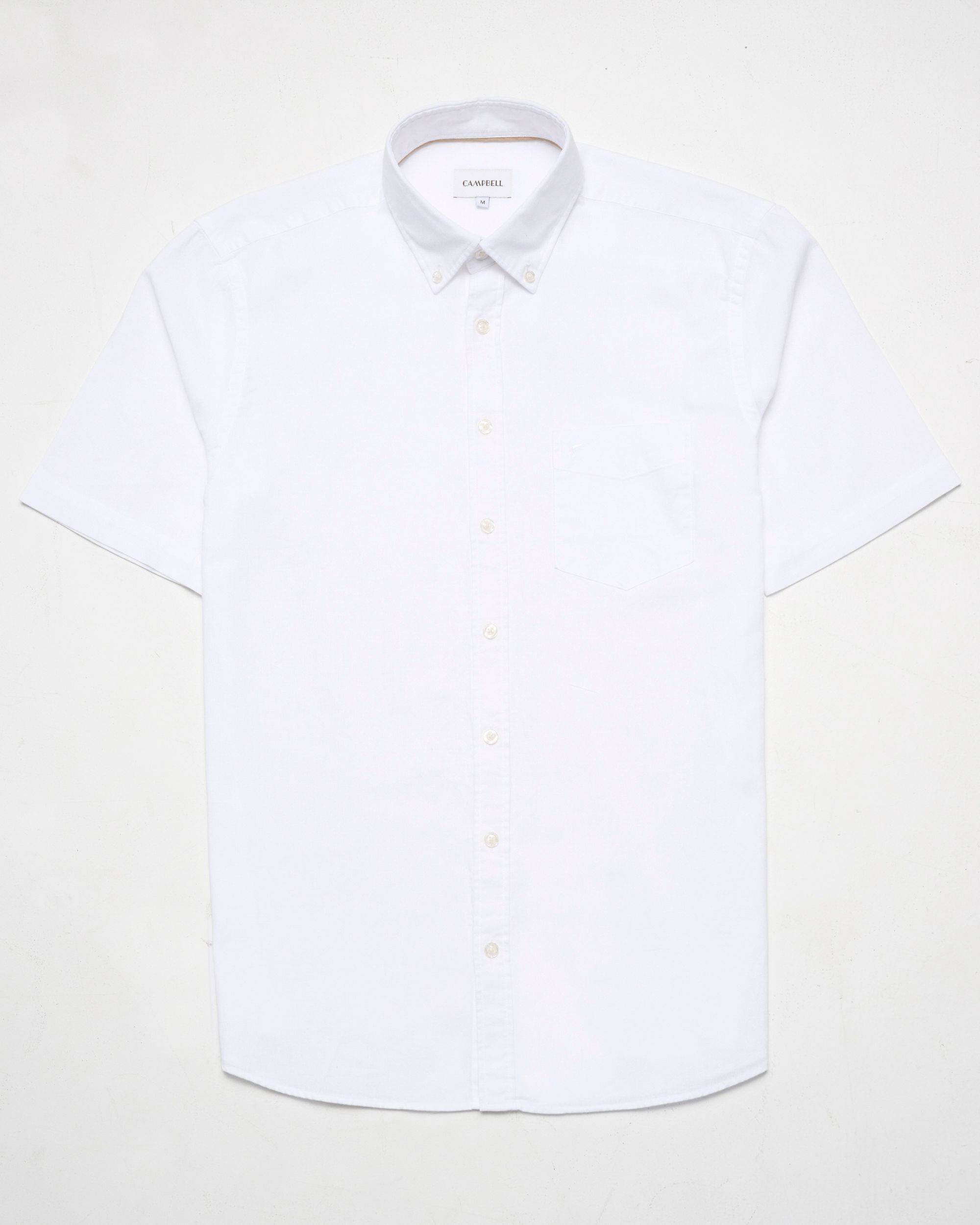 Campbell Ranger Overhemd KM WHITE 096160-001-L