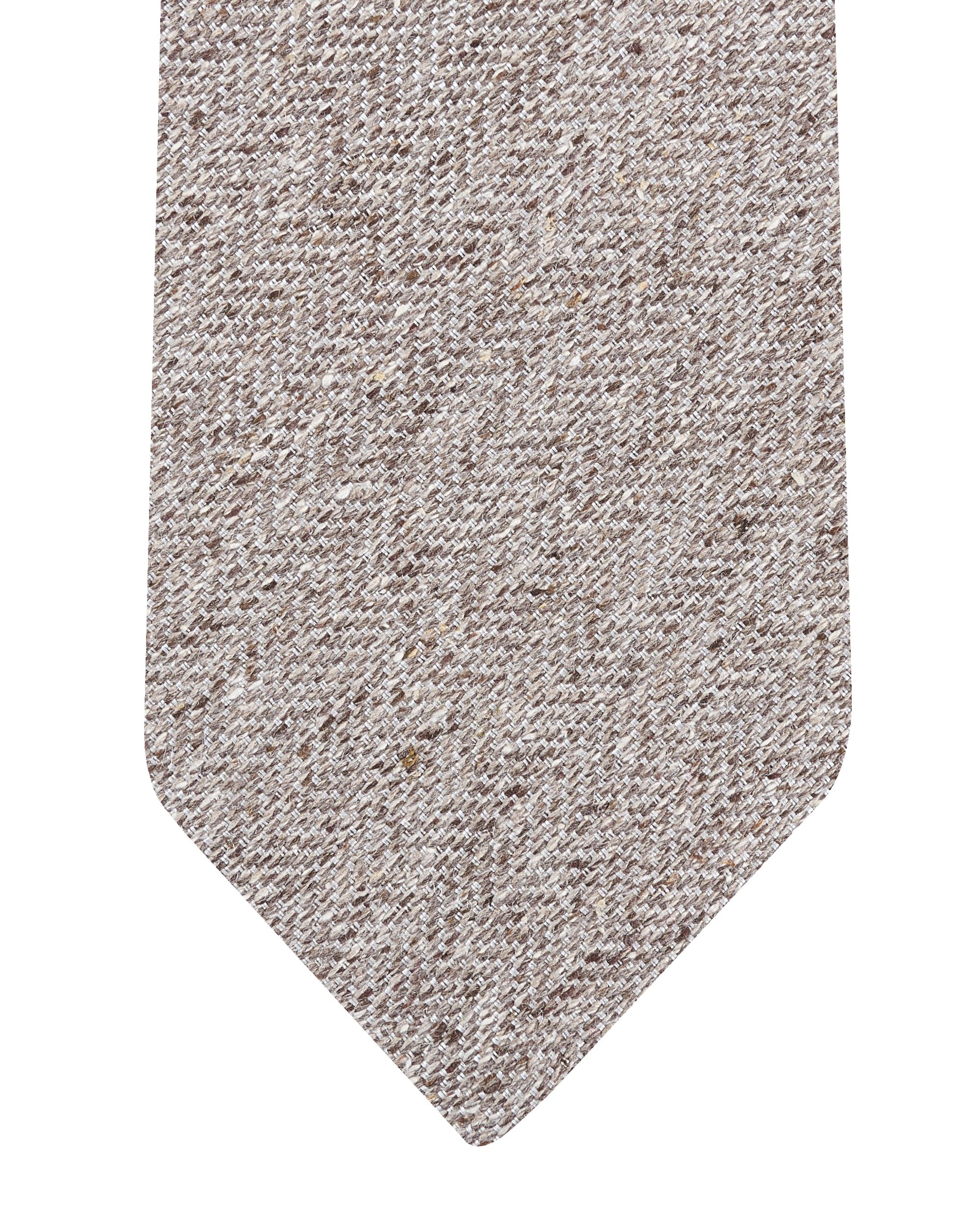 Dutch Dandies - Stropdas  Lichtbruin uni 096431-002-1