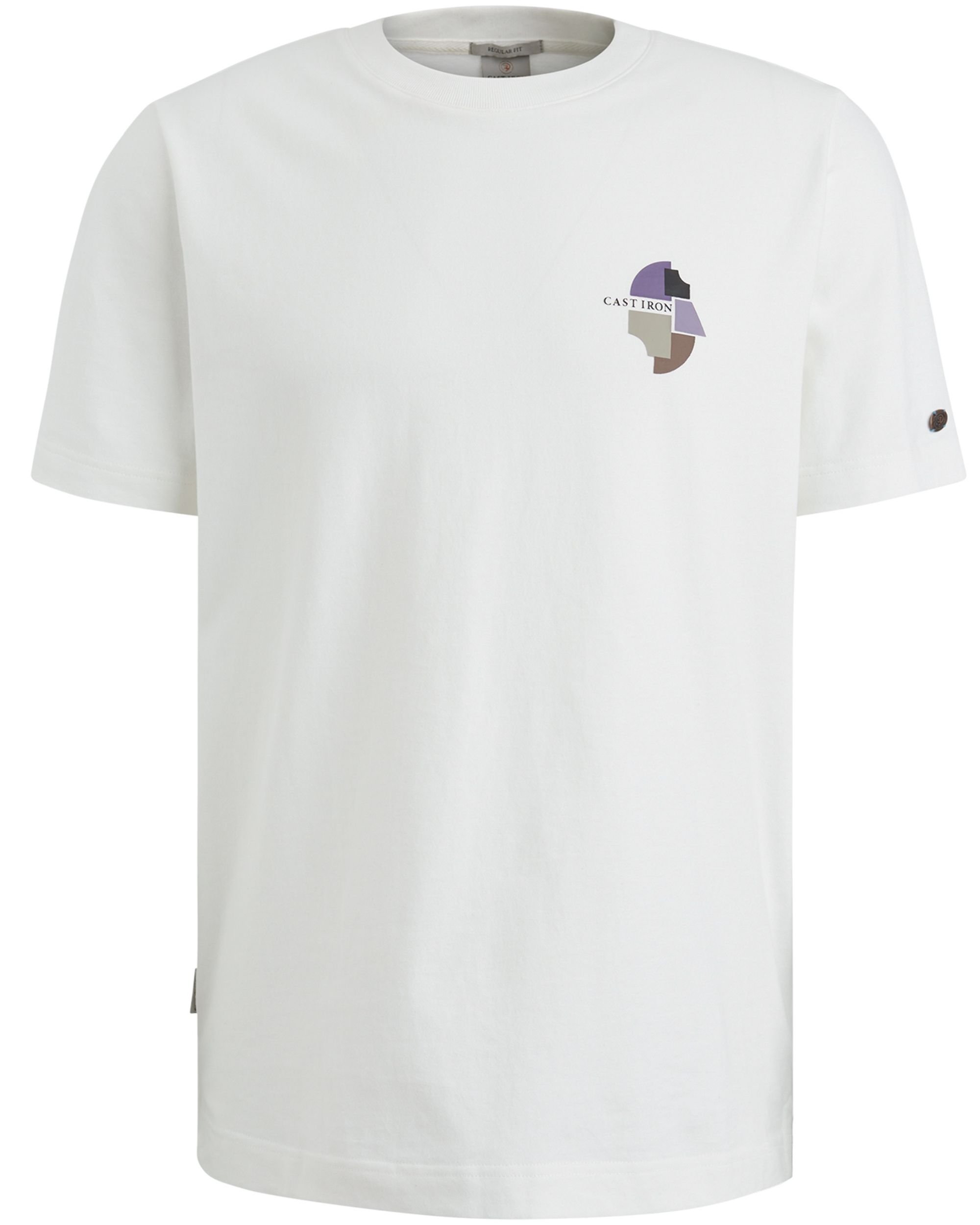 Cast Iron T-shirt KM Wit 096598-001-L