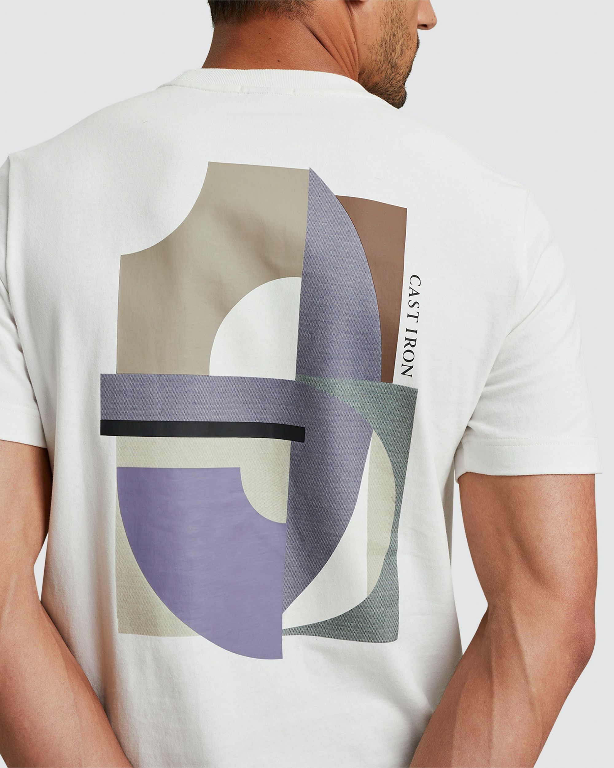 Cast Iron T-shirt KM Wit 096598-001-L
