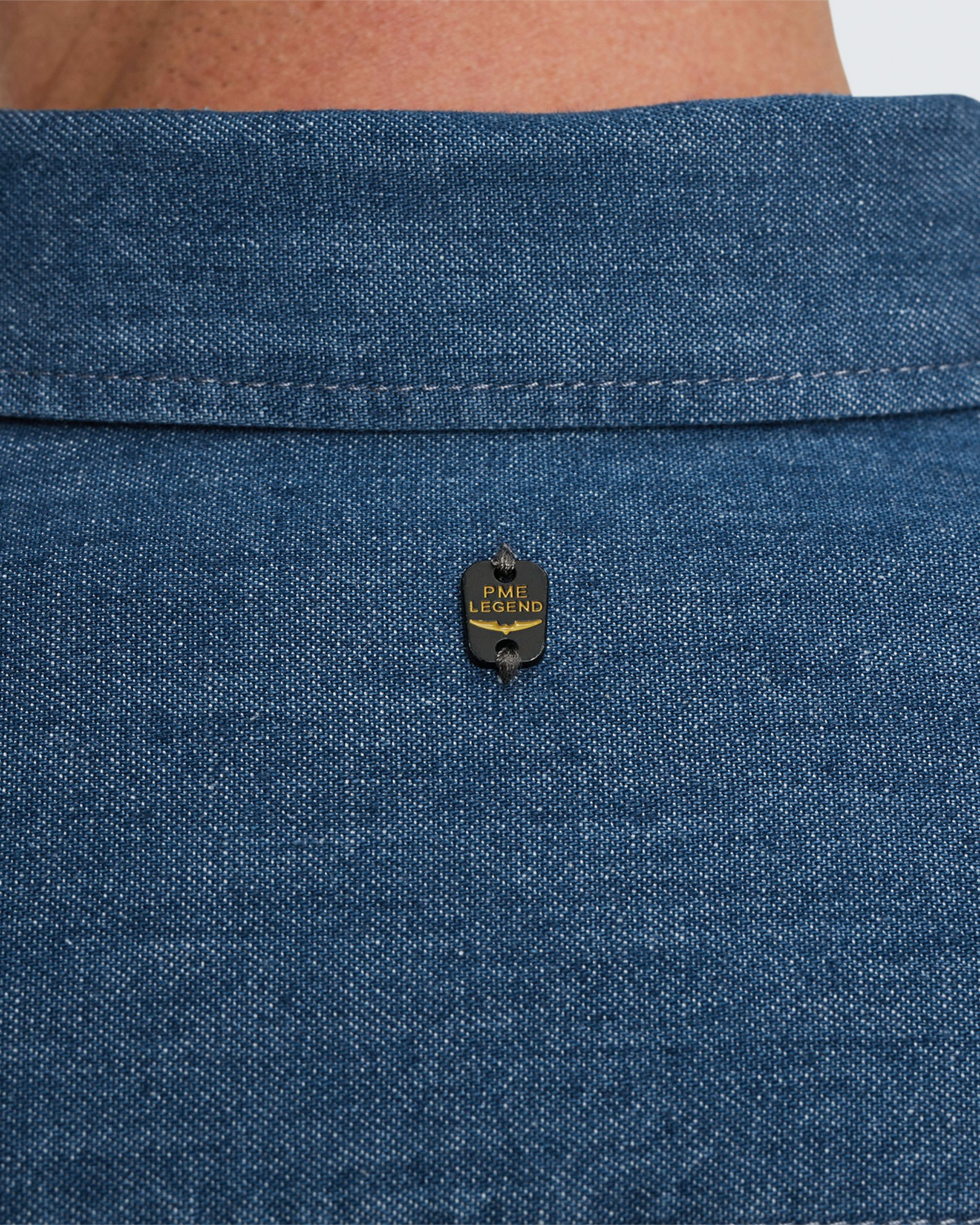 PME Legend Casual Overhemd LM Blauw 096618-001-L