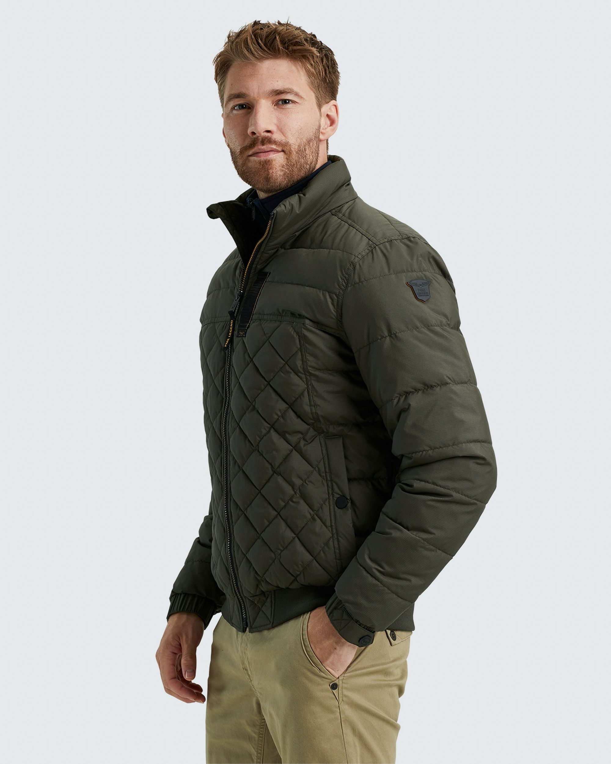 PME Legend Cargo Glider Gewatteerde jas Grijs 096645-001-L
