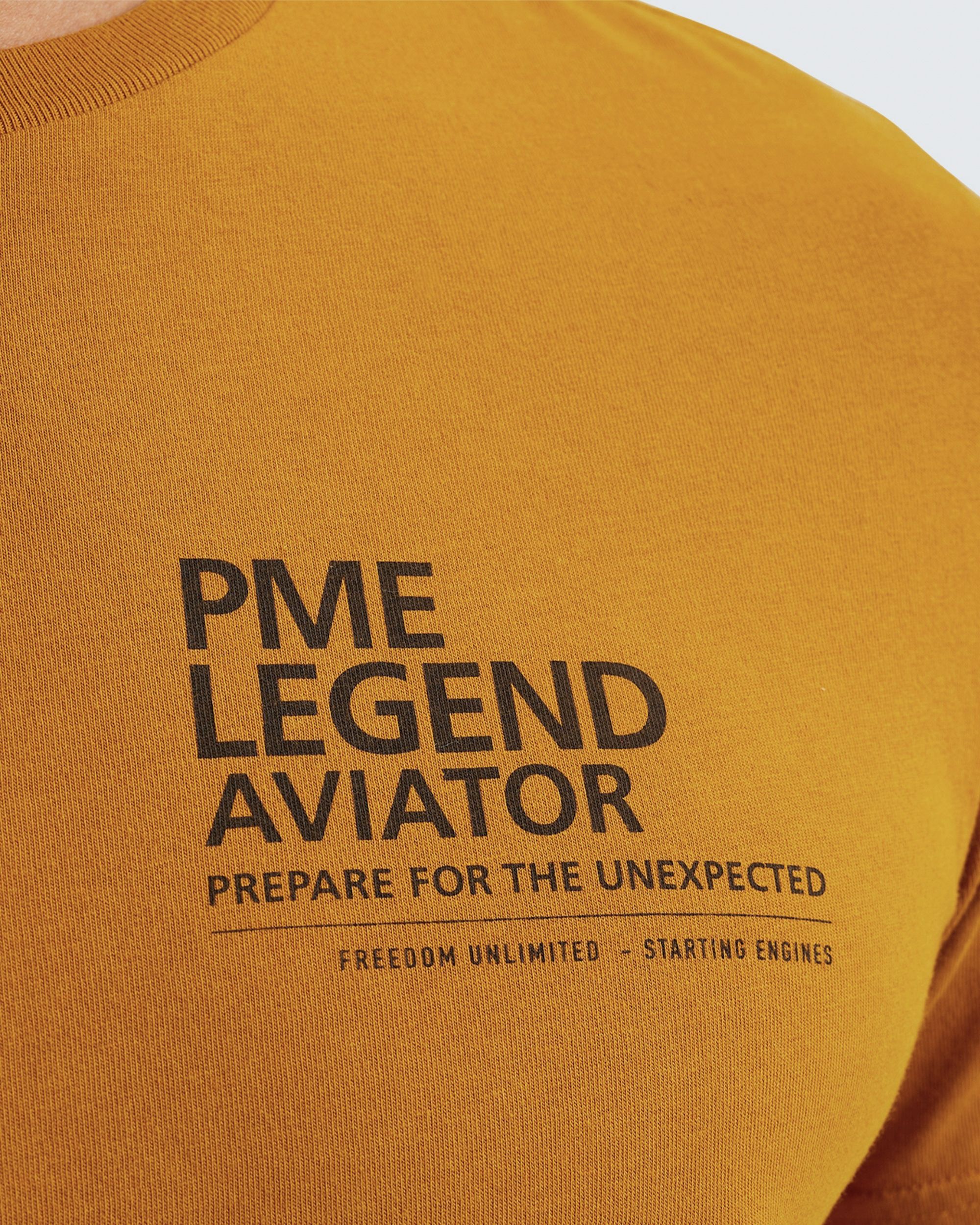 PME Legend T-shirt KM Bruin 096733-001-L