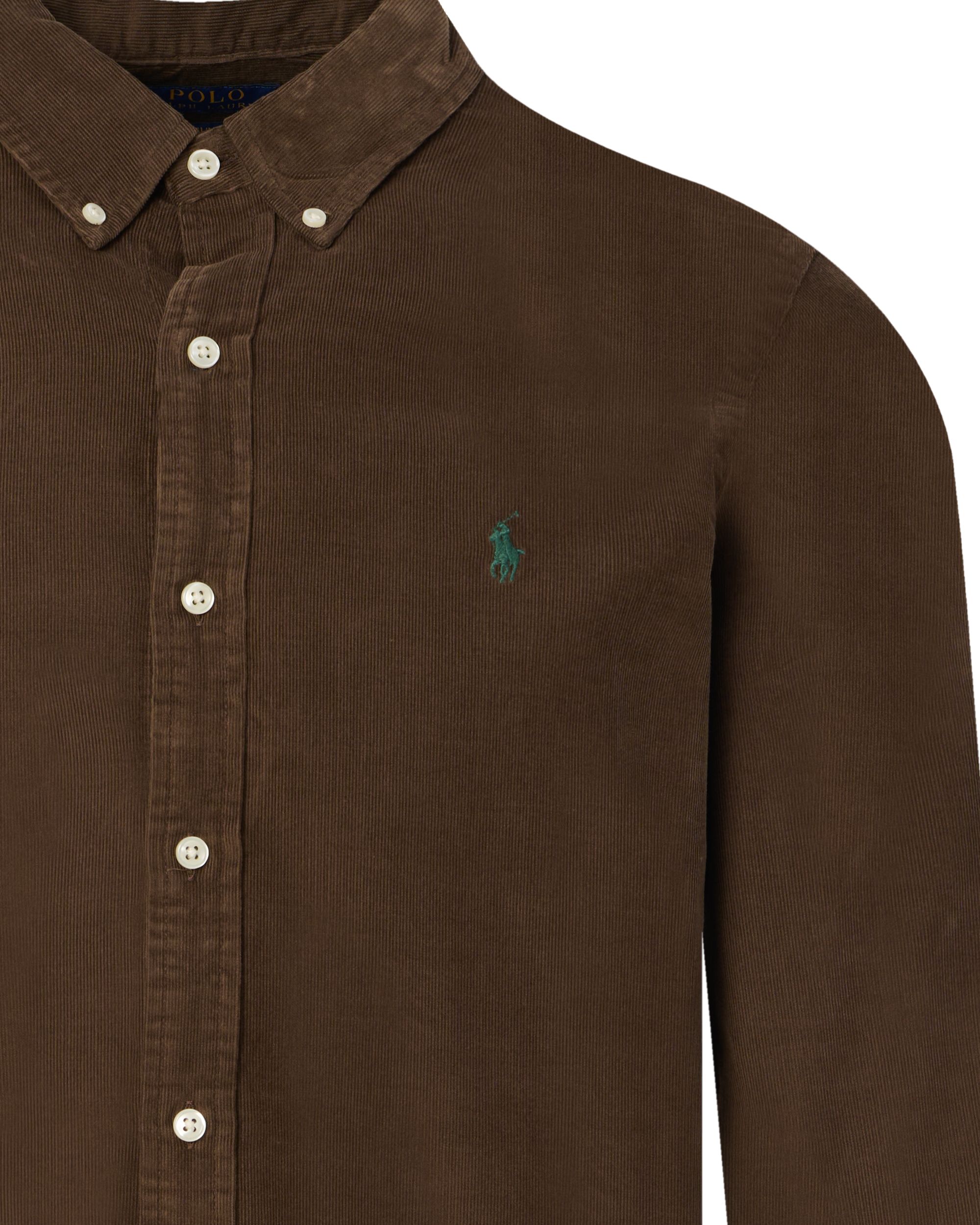 Polo Ralph Lauren Casual Overhemd LM Bruin 096942-001-L