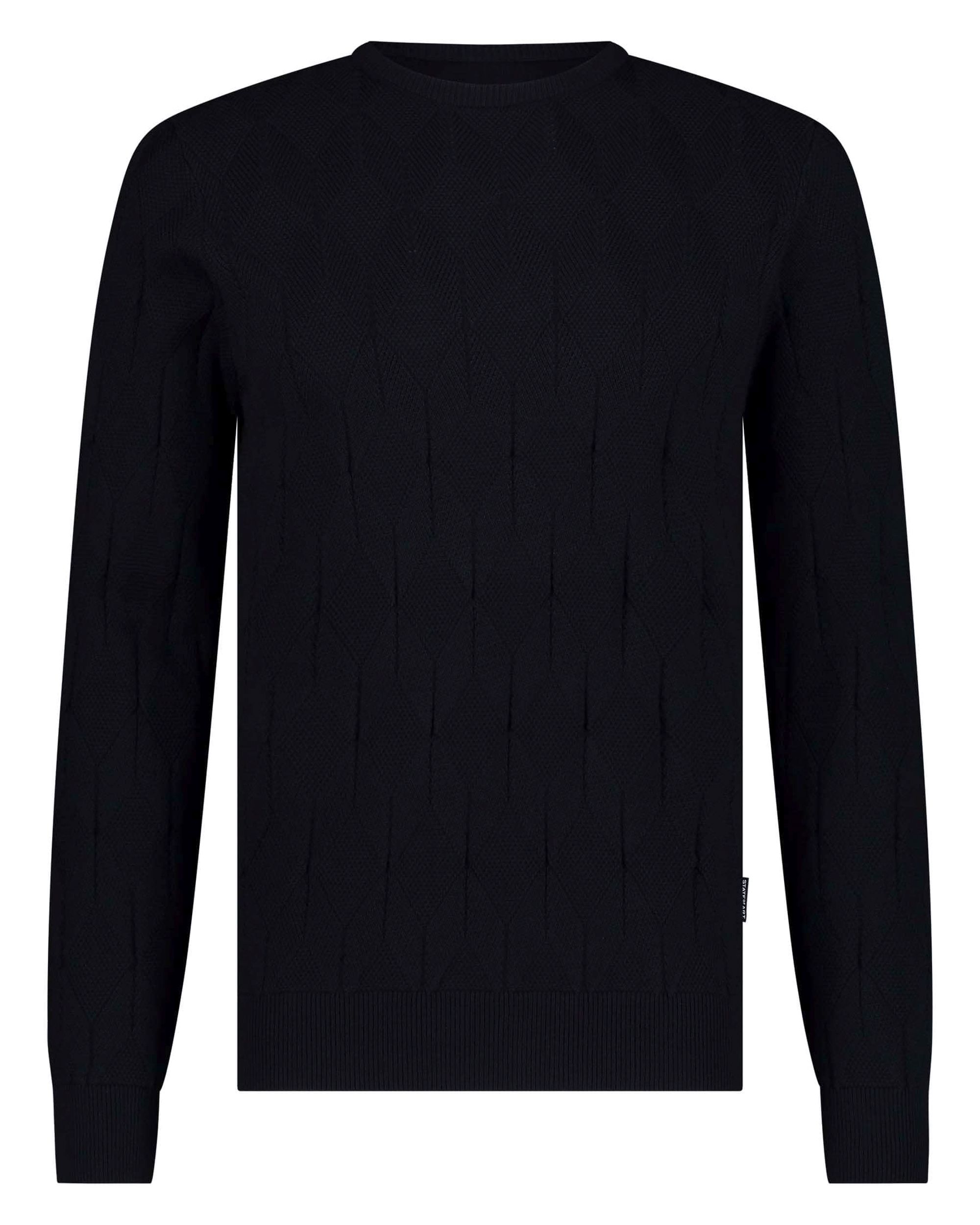 State of Art Trui ronde hals Donker blauw 097068-001-4XL