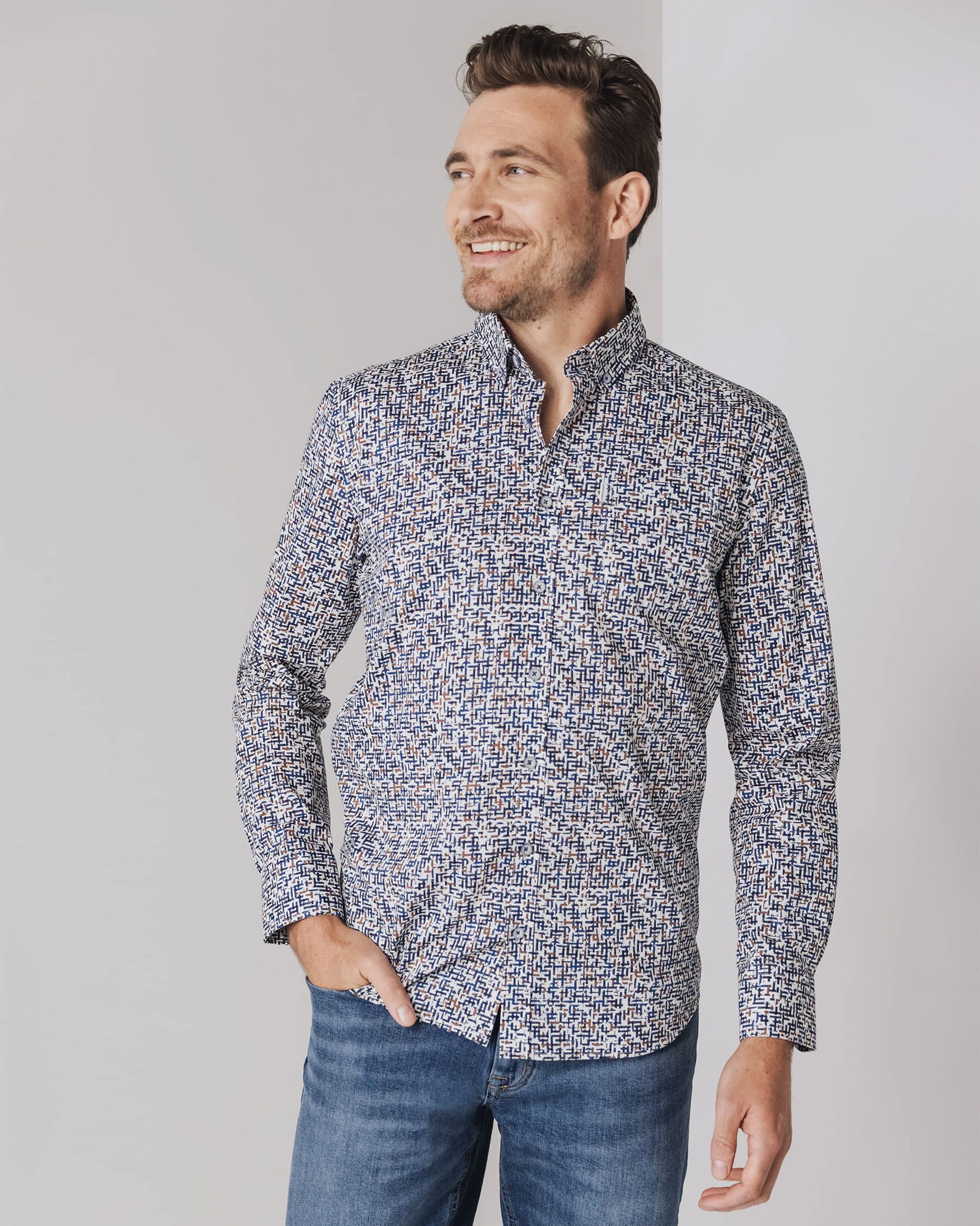 State of Art Casual Overhemd LM Kit 097079-001-4XL