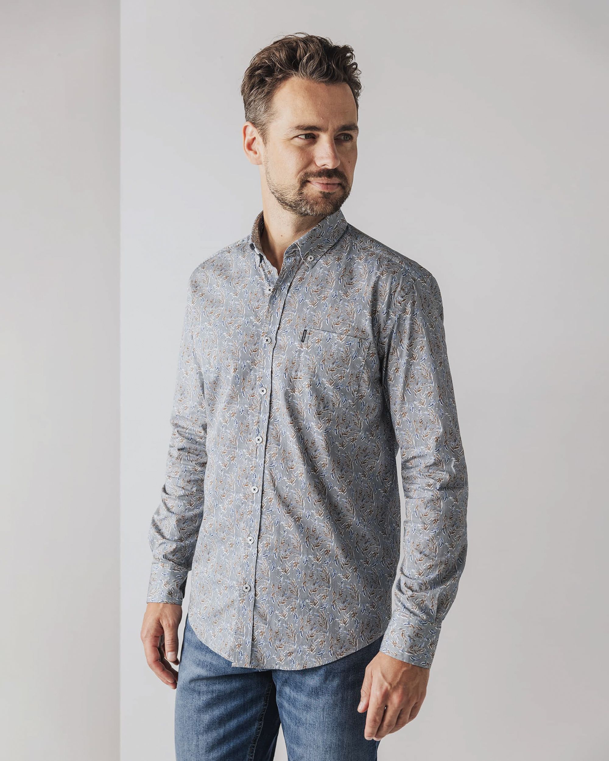 State of Art Casual Overhemd LM Wit 097085-001-4XL