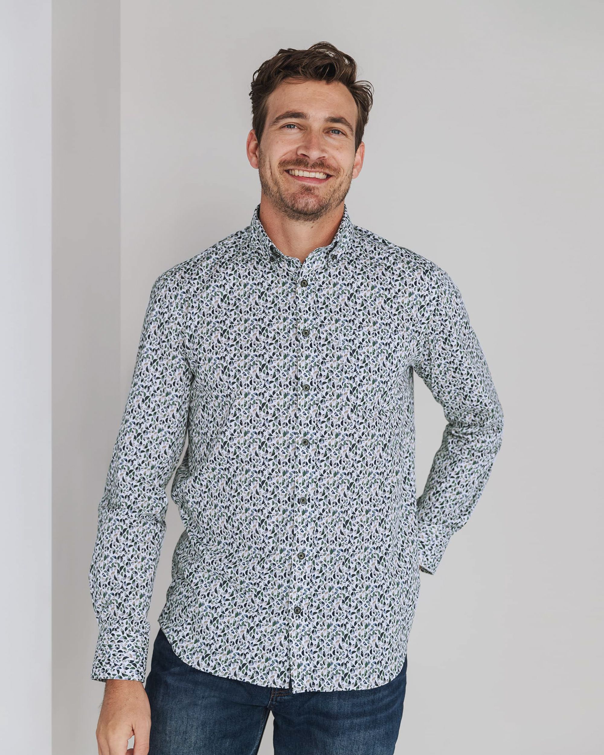 State of Art Casual Overhemd LM Wit 097170-001-4XL