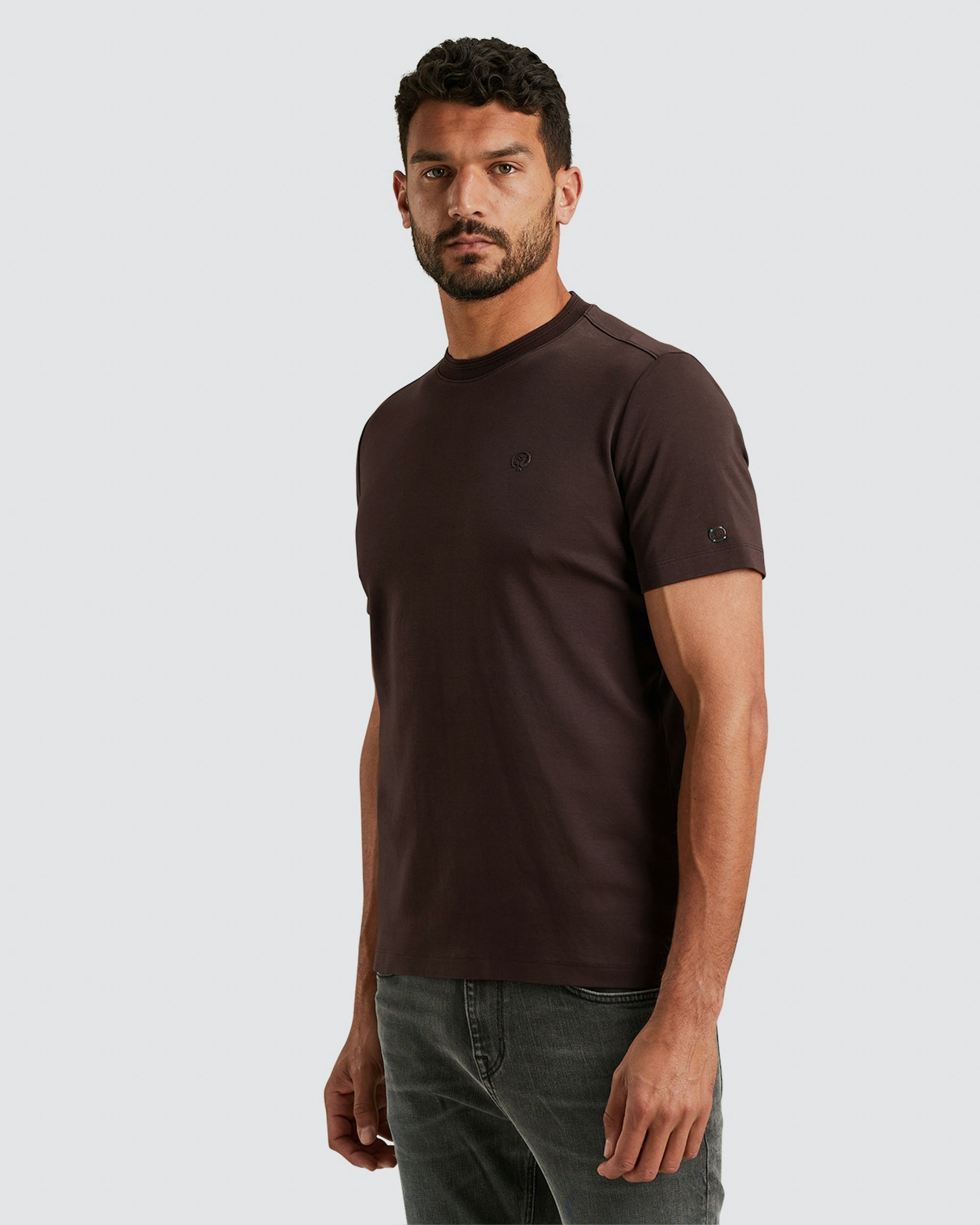 Cast Iron T-shirt KM Bruin 097235-001-L