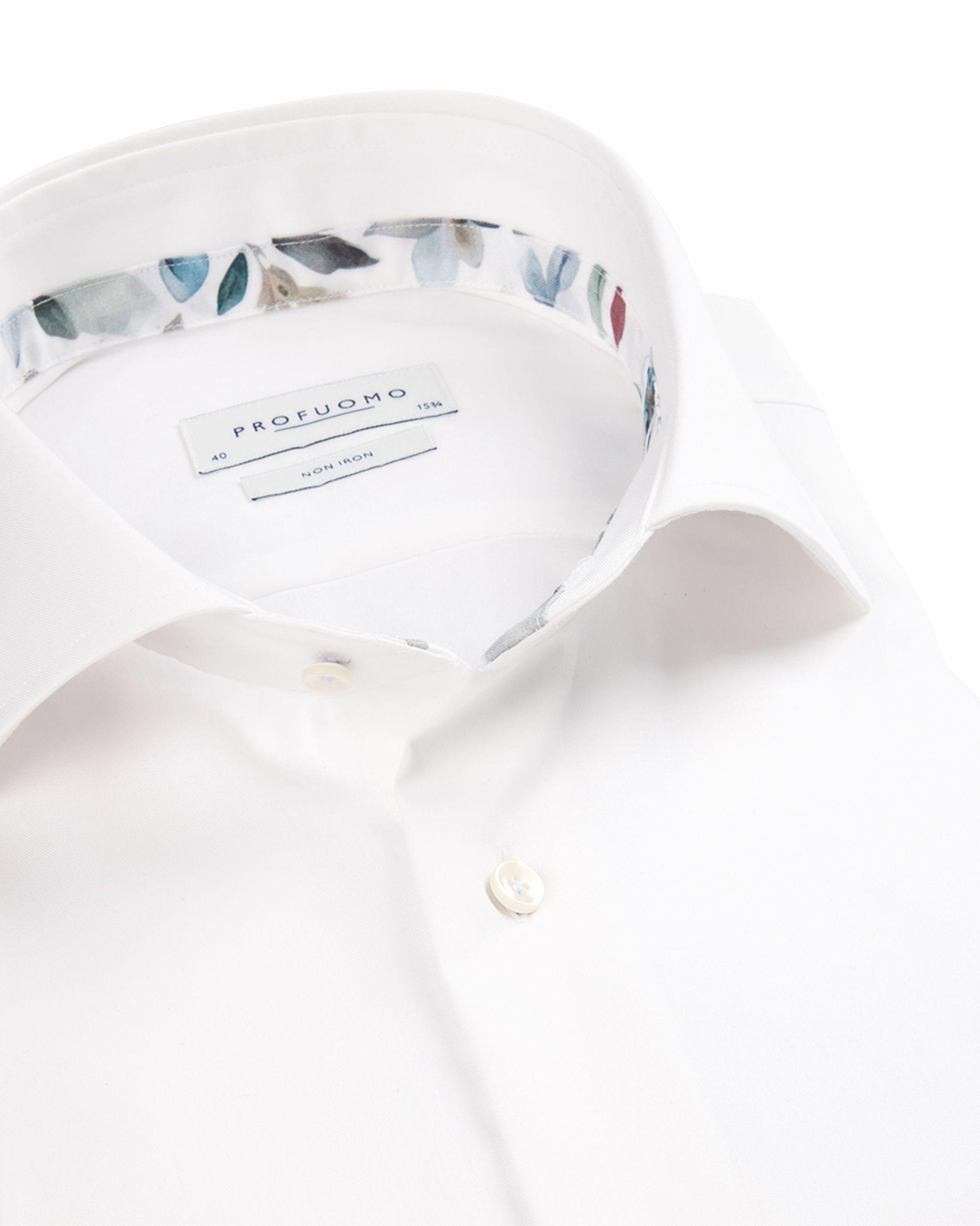 Profuomo Overhemd LM Blauw 097392-001-38