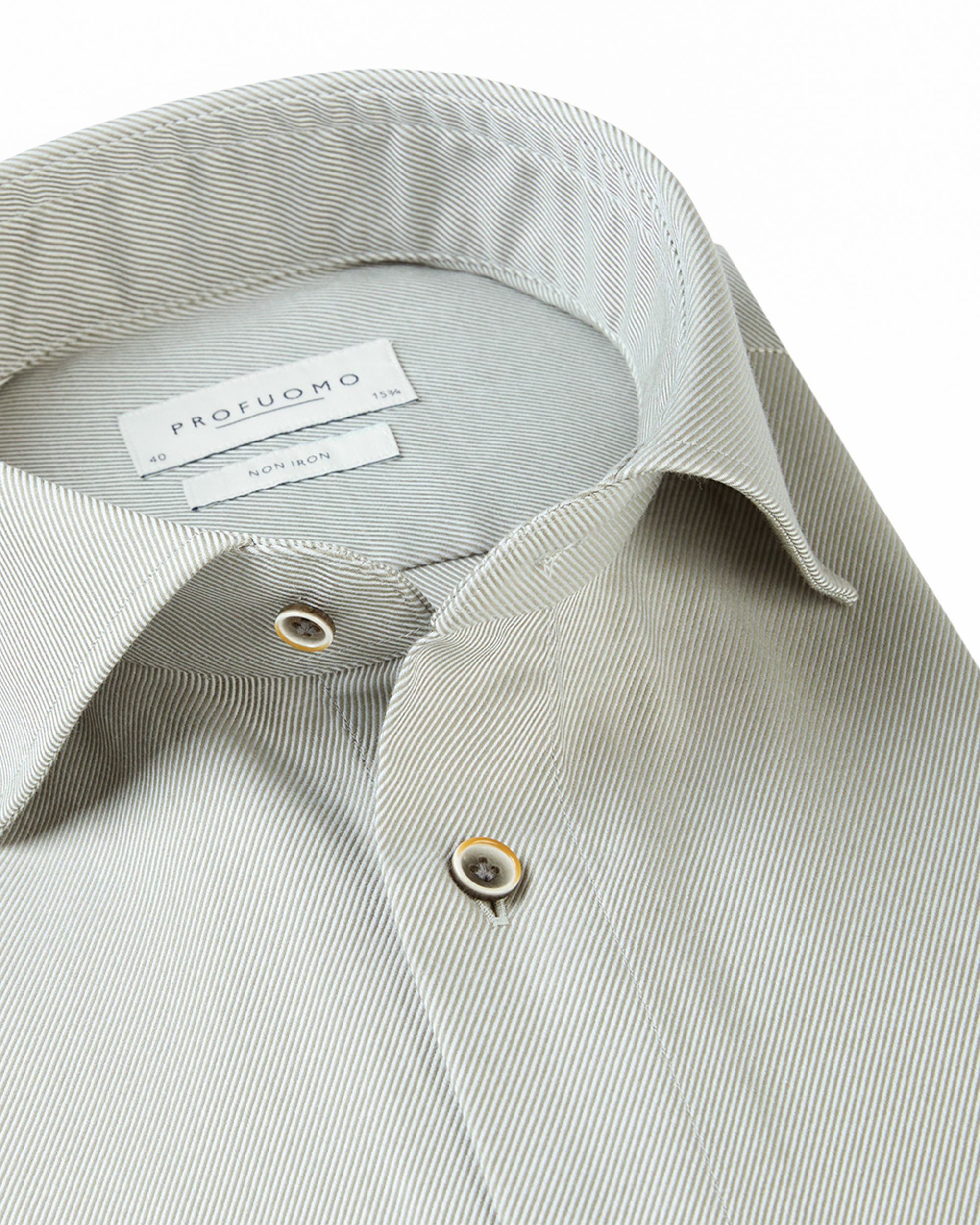 Profuomo Overhemd LM Groen 097394-001-38