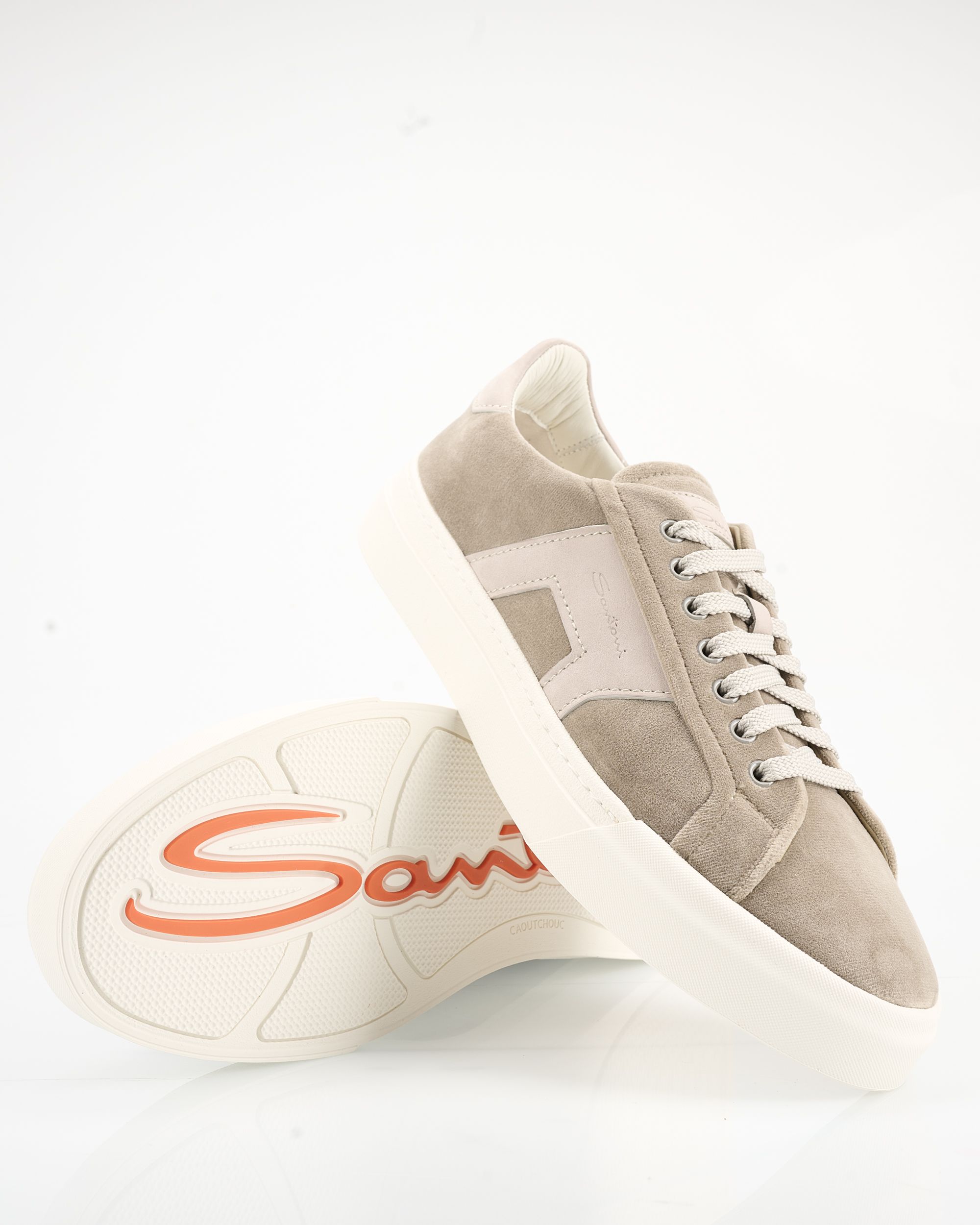 Santoni Sneakers Licht bruin 097681-001-38.5
