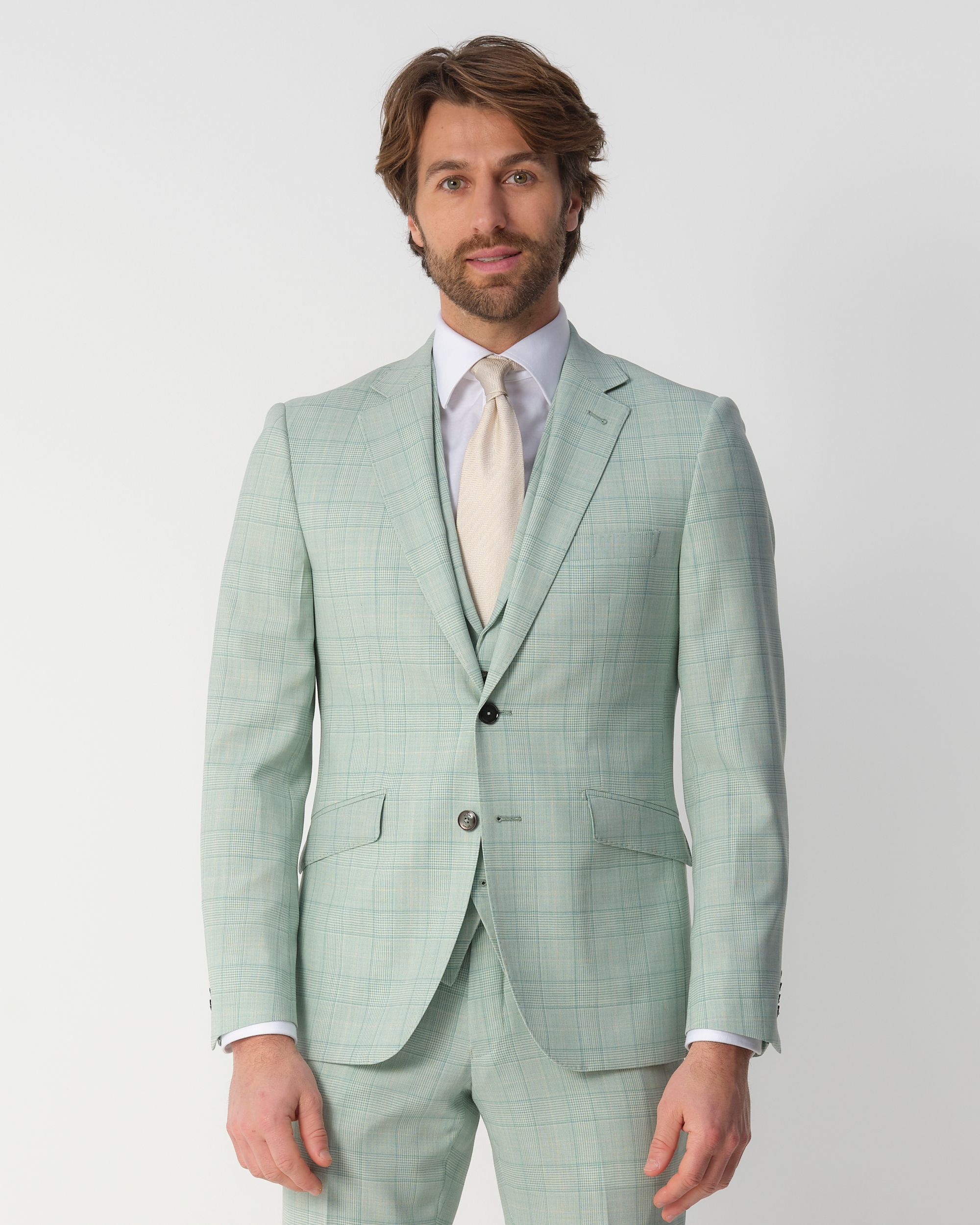 Recall Hunt 80 Gilet  Groen grote ruit 097690-001-46