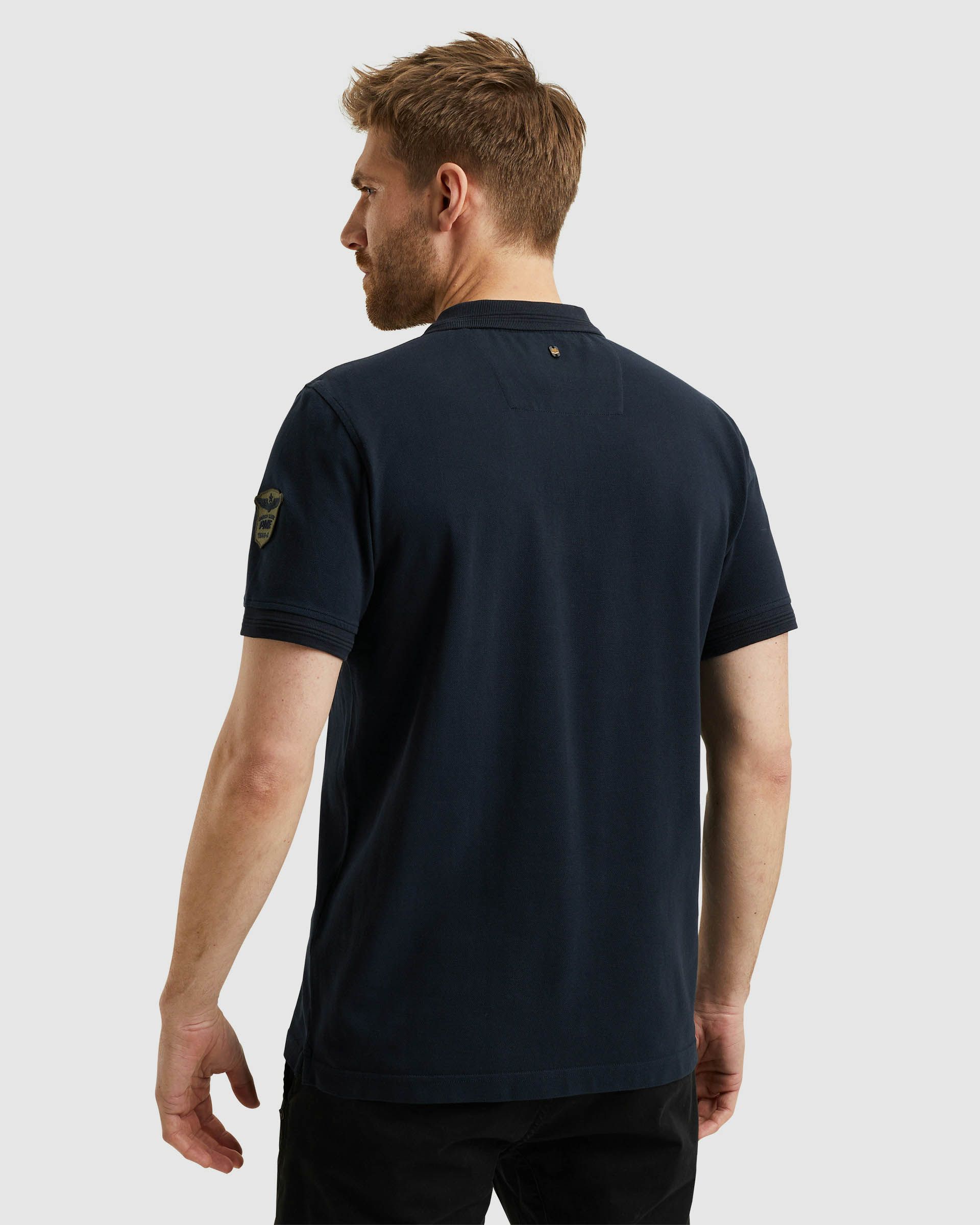 PME Legend Polo KM Blauw 101345-001-L