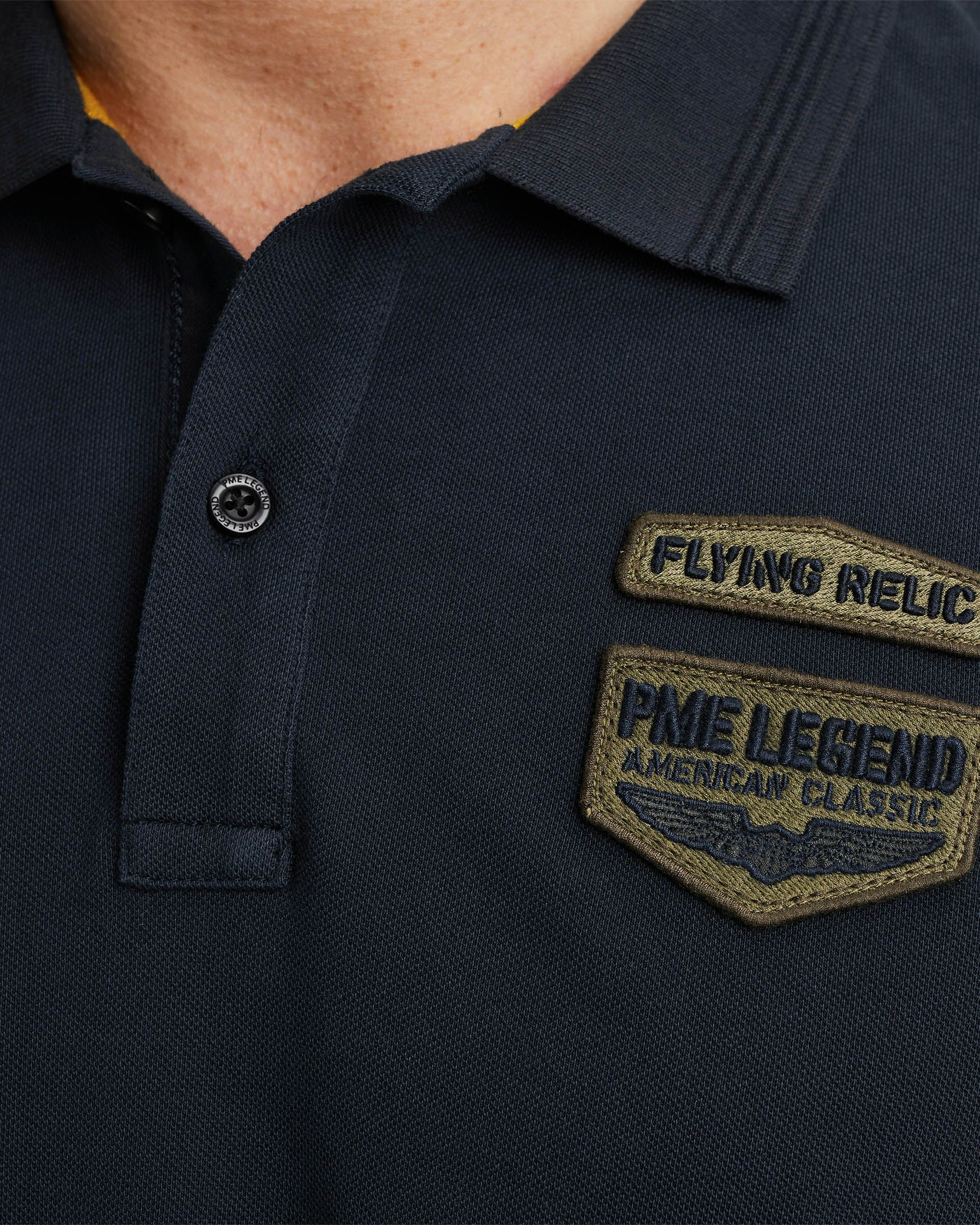 PME Legend Polo KM Blauw 101345-001-L