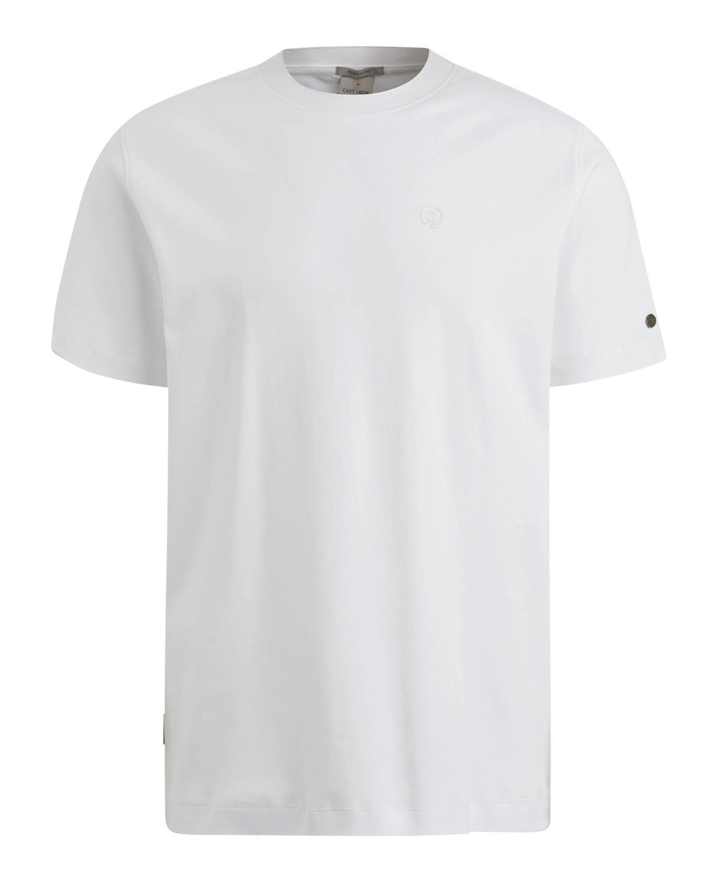 Cast Iron T-shirt KM Wit 101508-001-L
