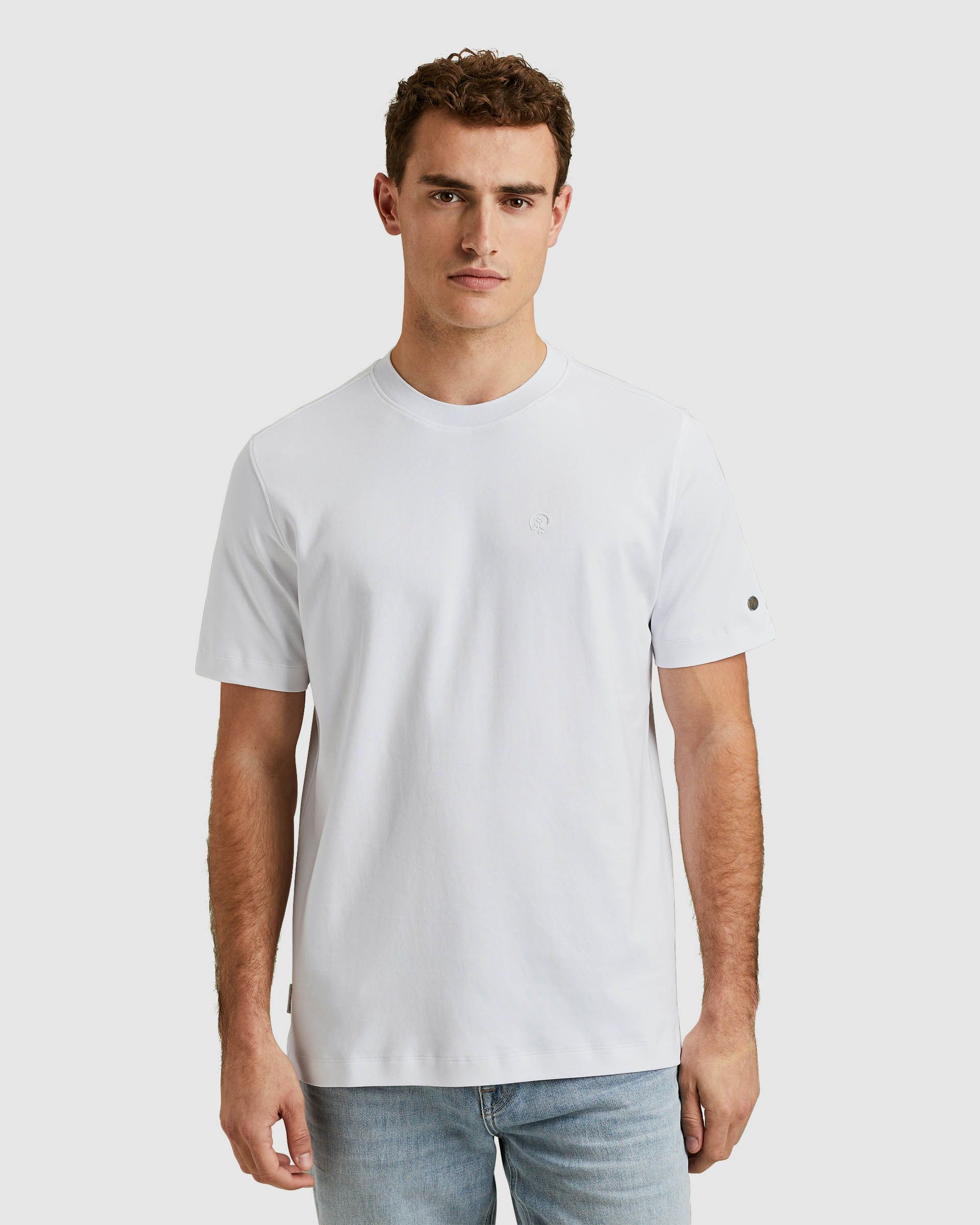Cast Iron T-shirt KM Wit 101508-001-L