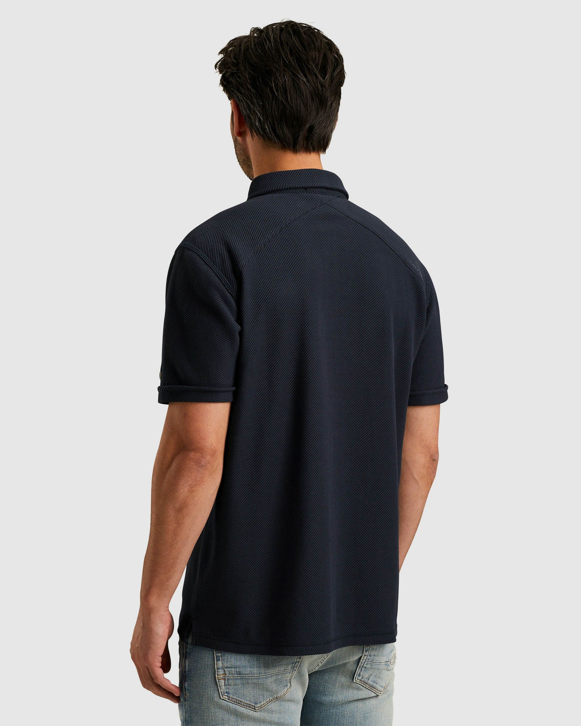 Cast Iron Polo KM Blauw 101523-001-L