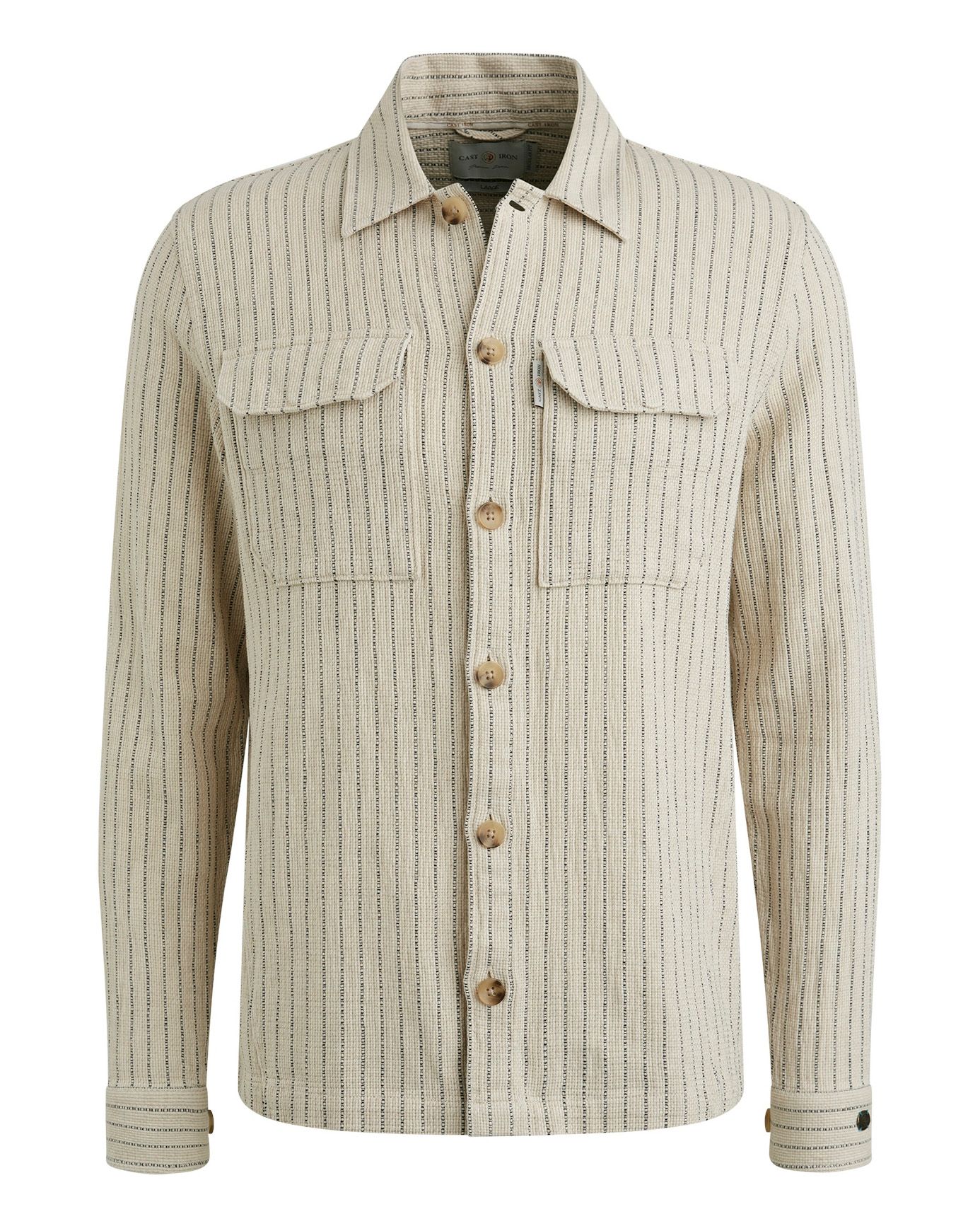 Cast Iron Overshirt Zilver 101543-001-L