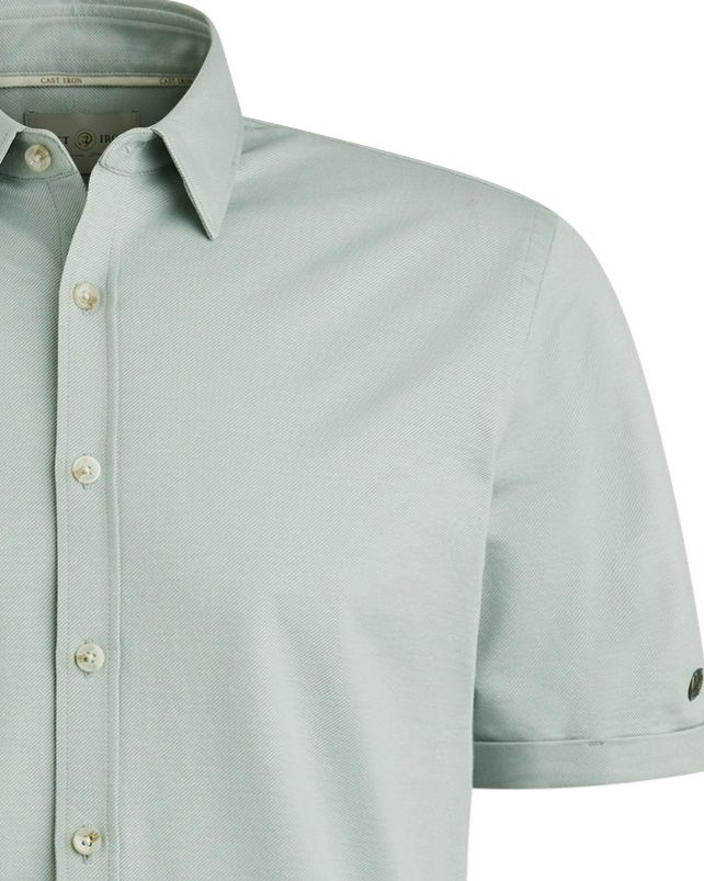 Cast Iron Casual Overhemd KM Grijs 101548-001-L