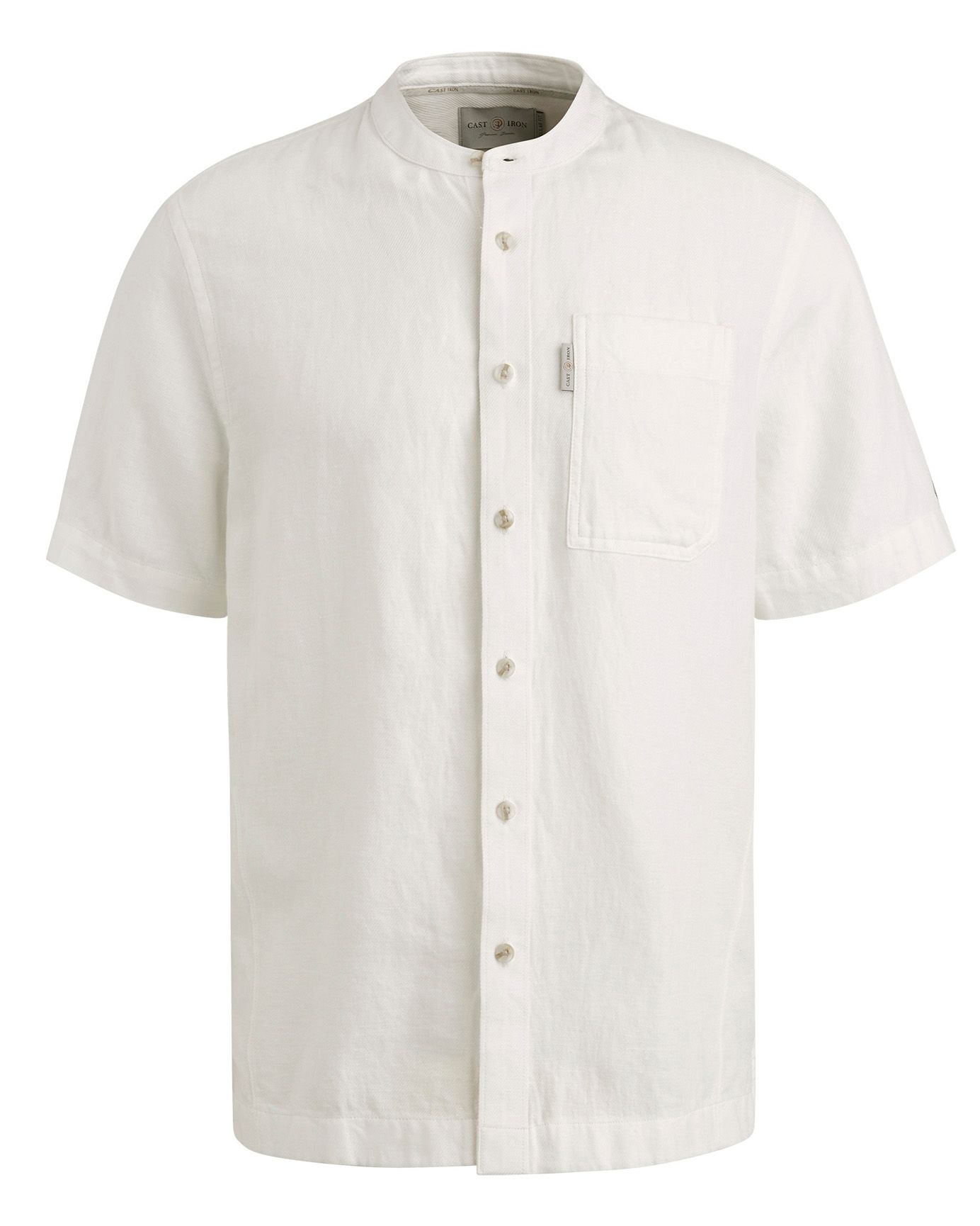 Cast Iron Casual Overhemd KM Wit 101553-001-L