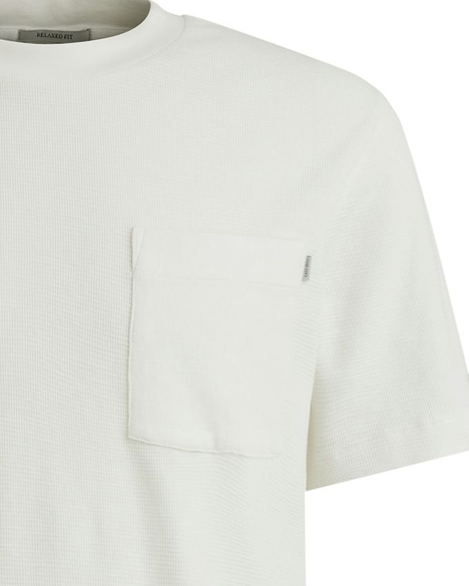 Cast Iron T-shirt KM Wit 101555-001-L