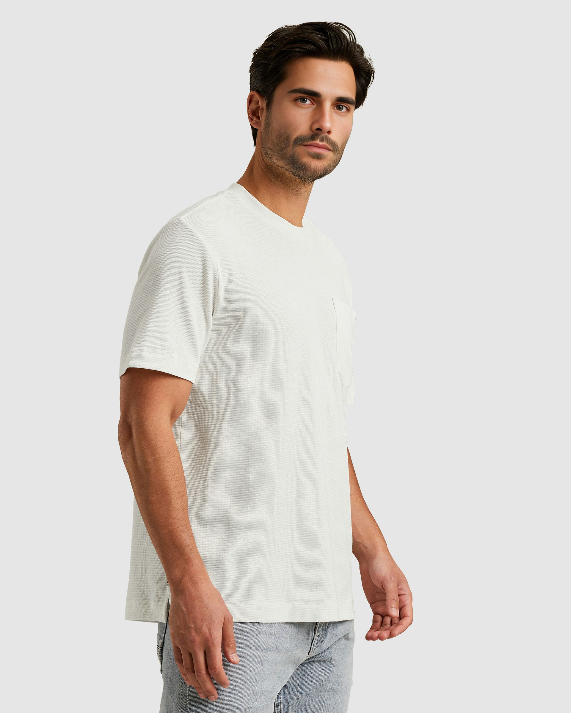 Cast Iron T-shirt KM Wit 101555-001-L