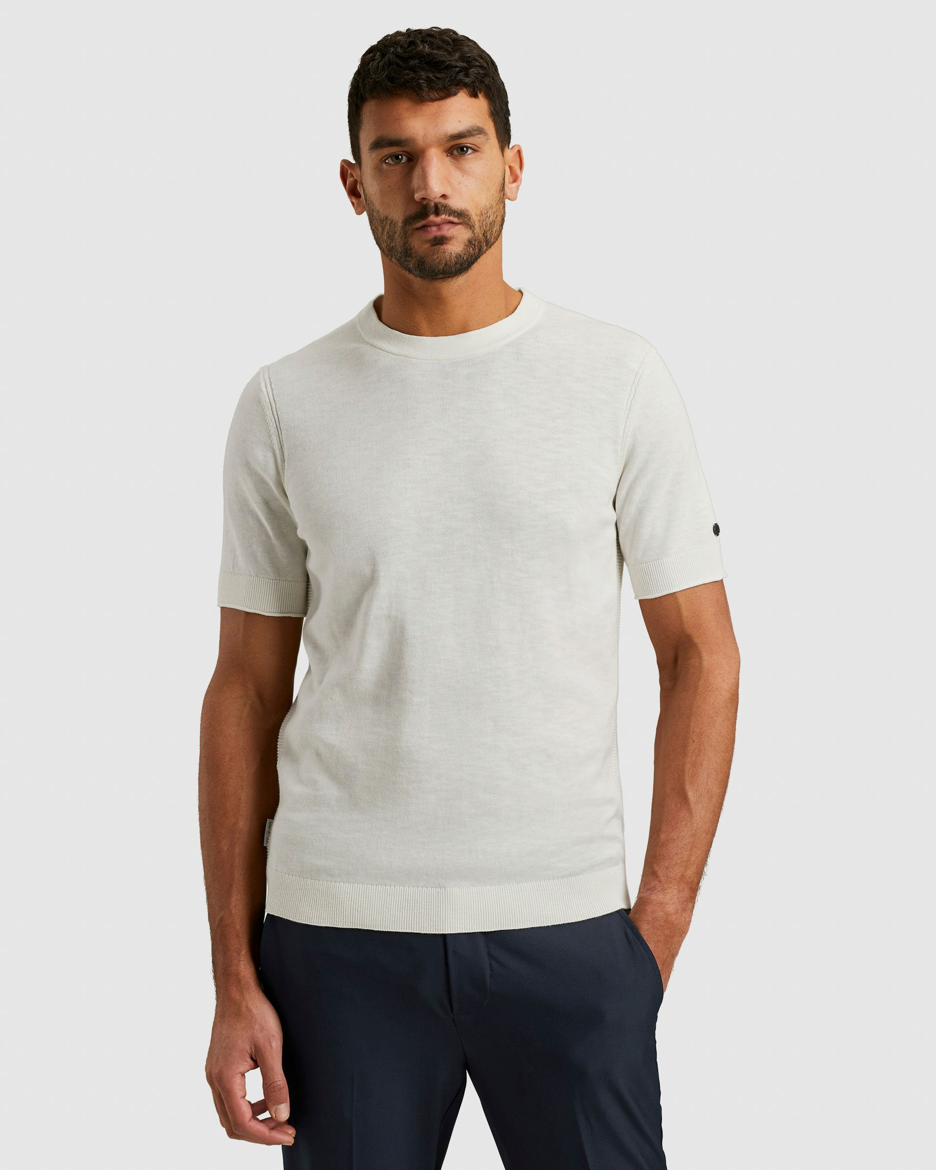 Cast Iron T-shirt KM Wit 101561-001-L