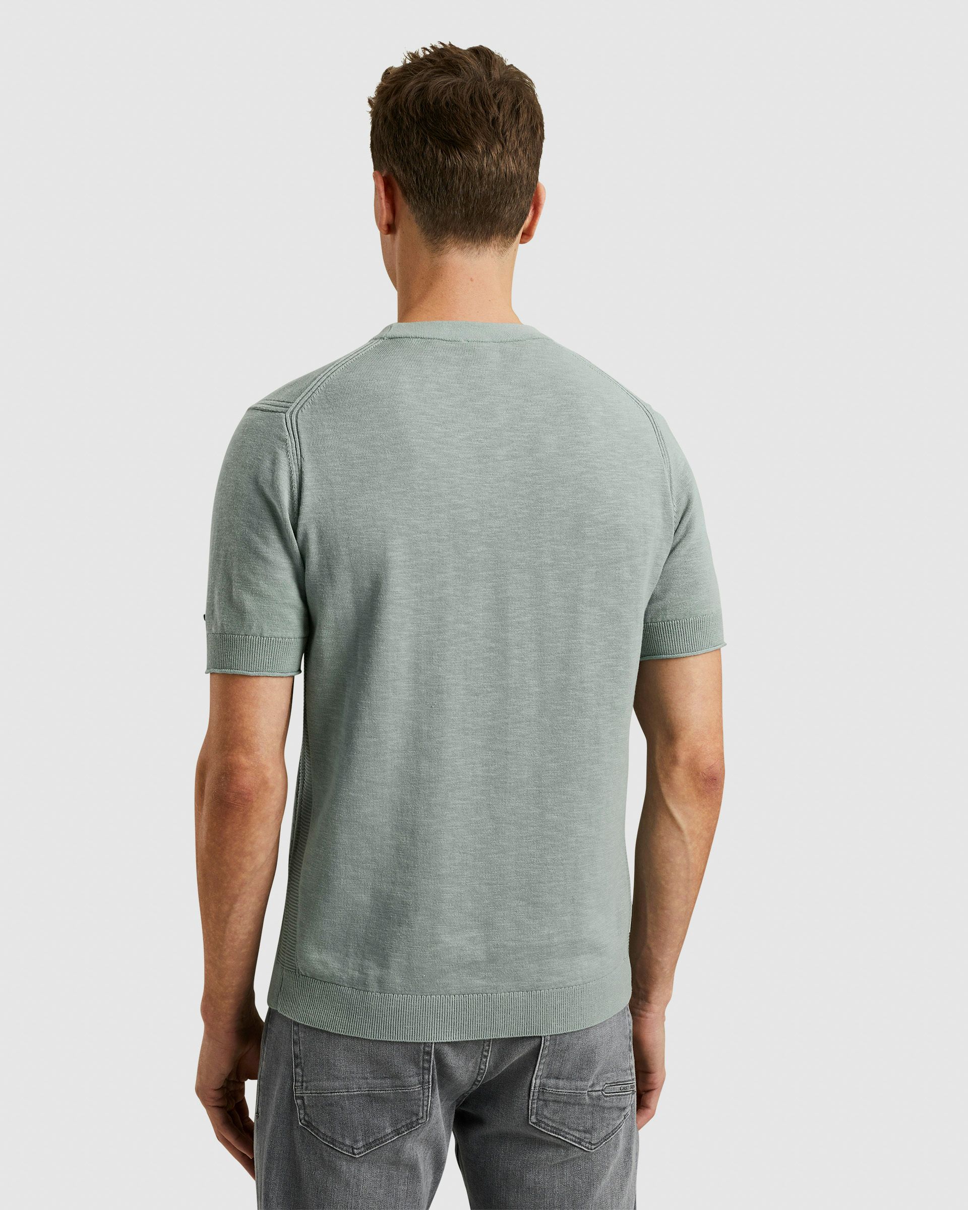 Cast Iron T-shirt KM Grijs 101562-001-L