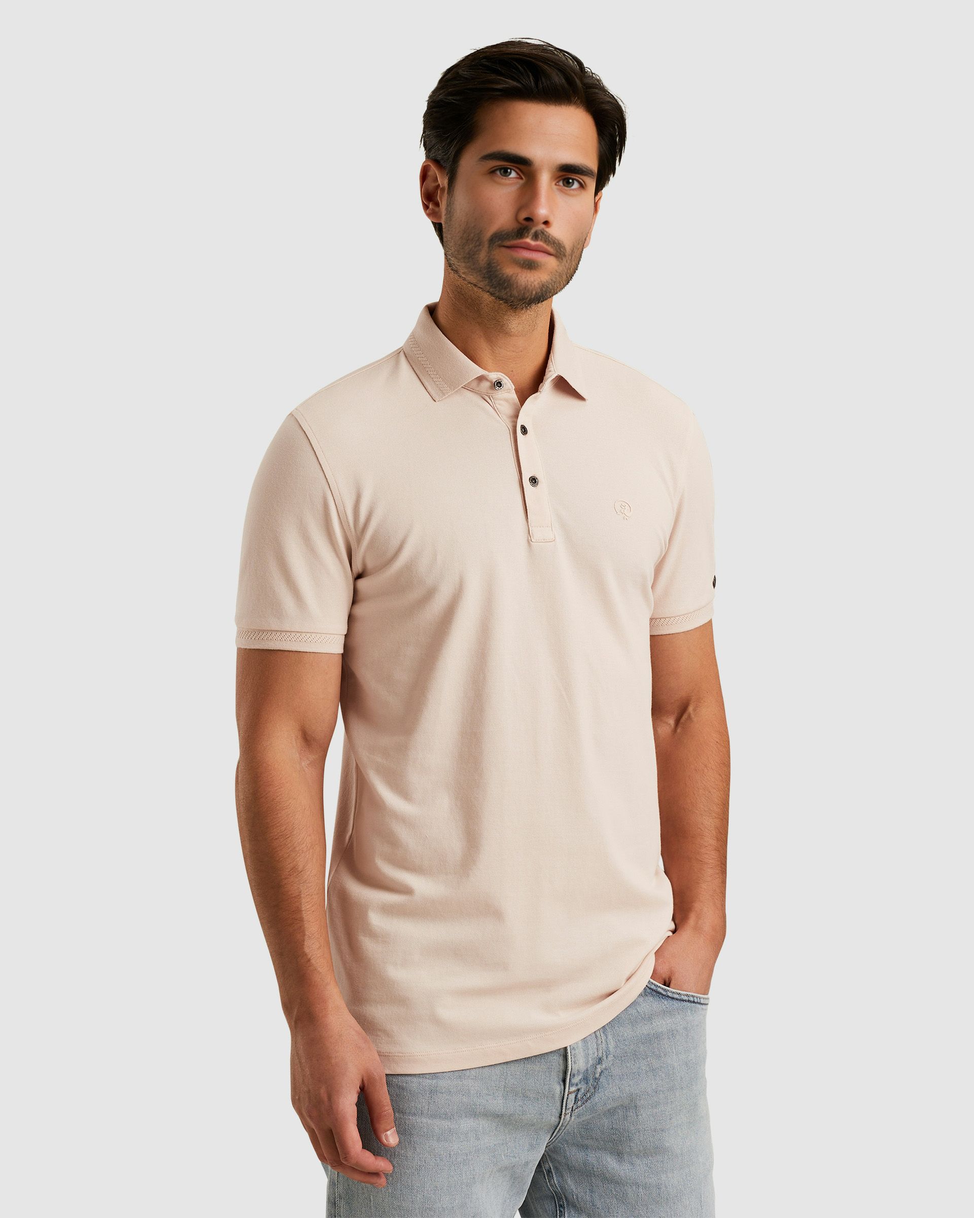 Cast Iron Polo KM Ecru 101567-001-L