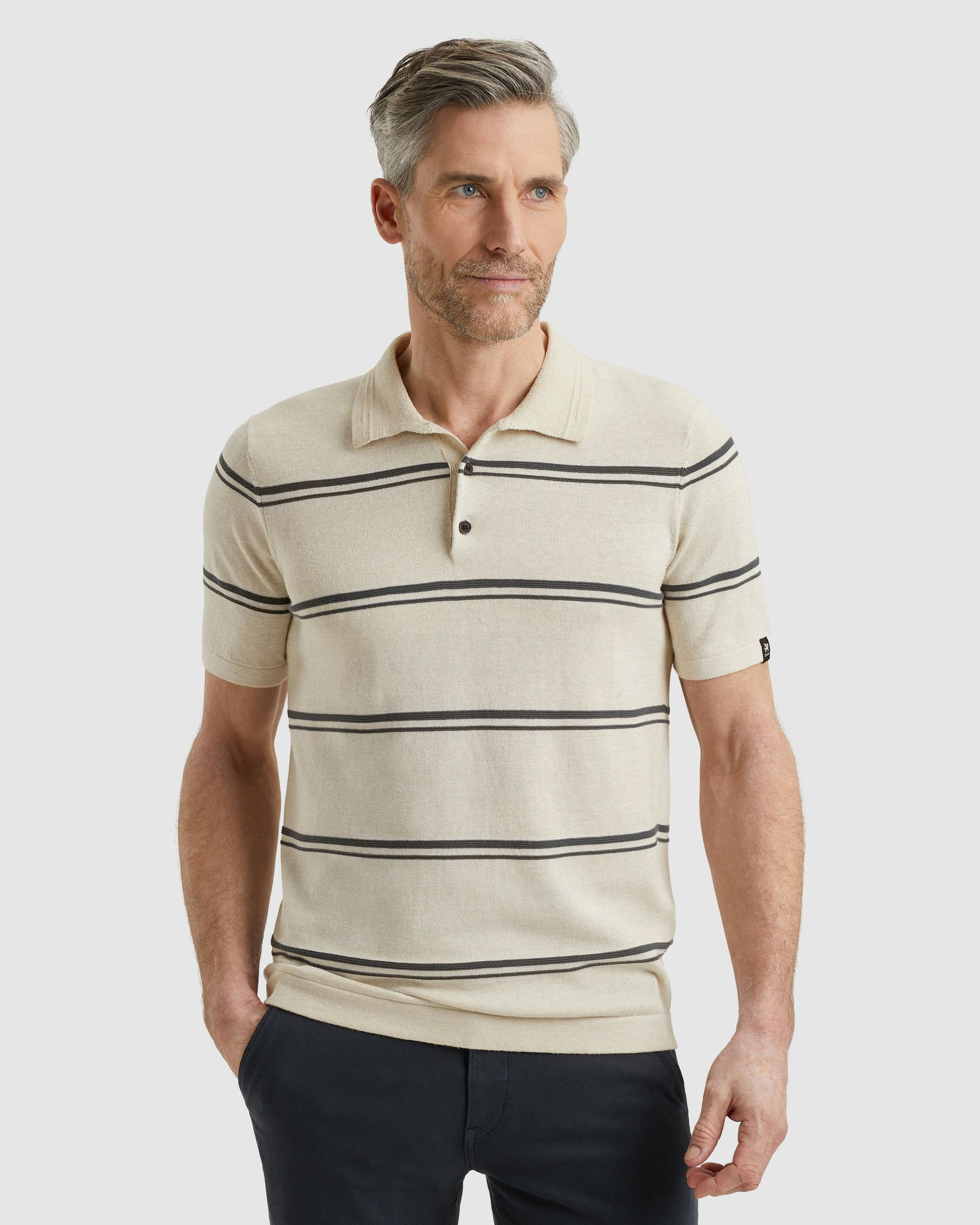 Vanguard Polo KM Zilver 101580-001-L