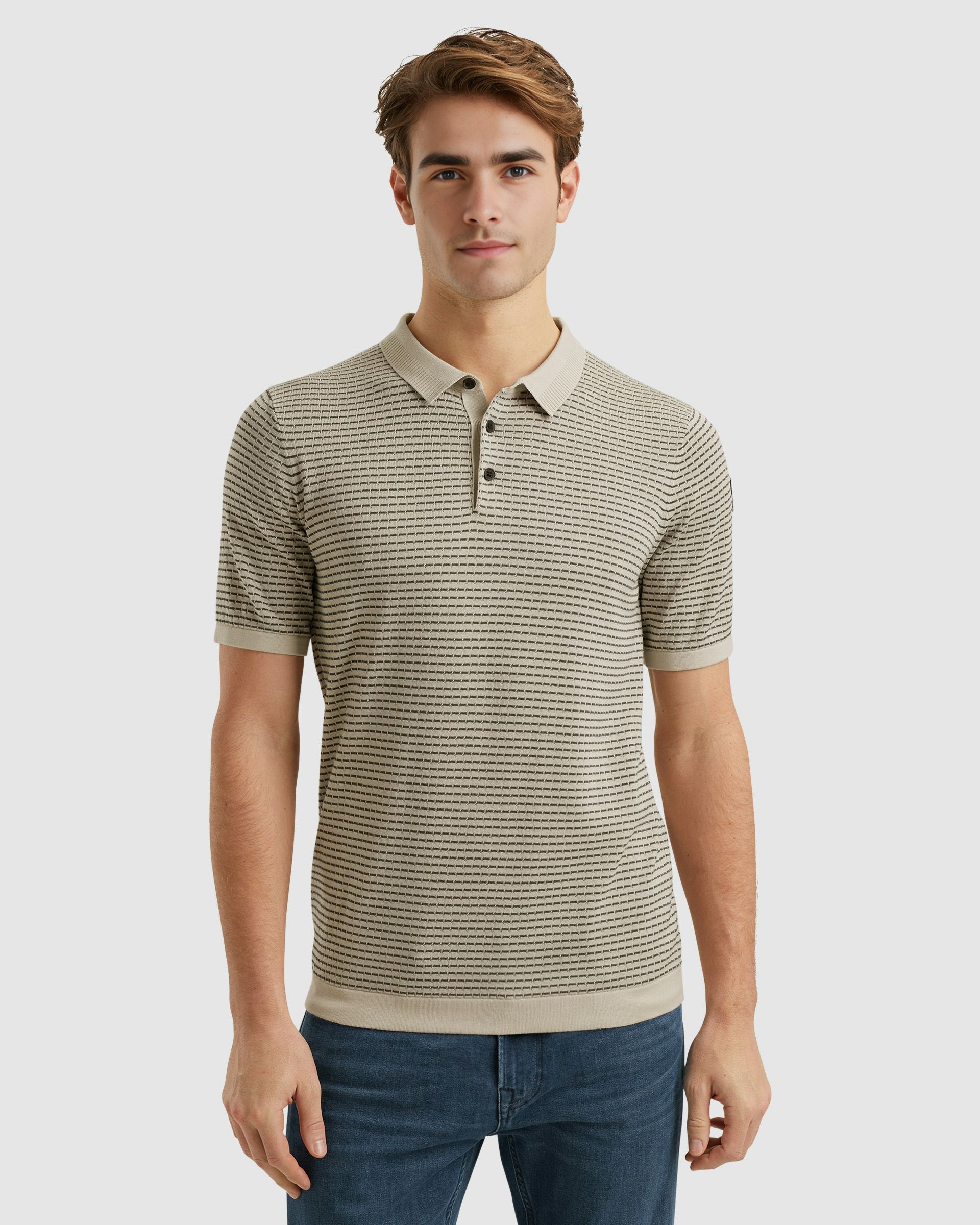 Vanguard Polo KM Zilver 101583-001-L