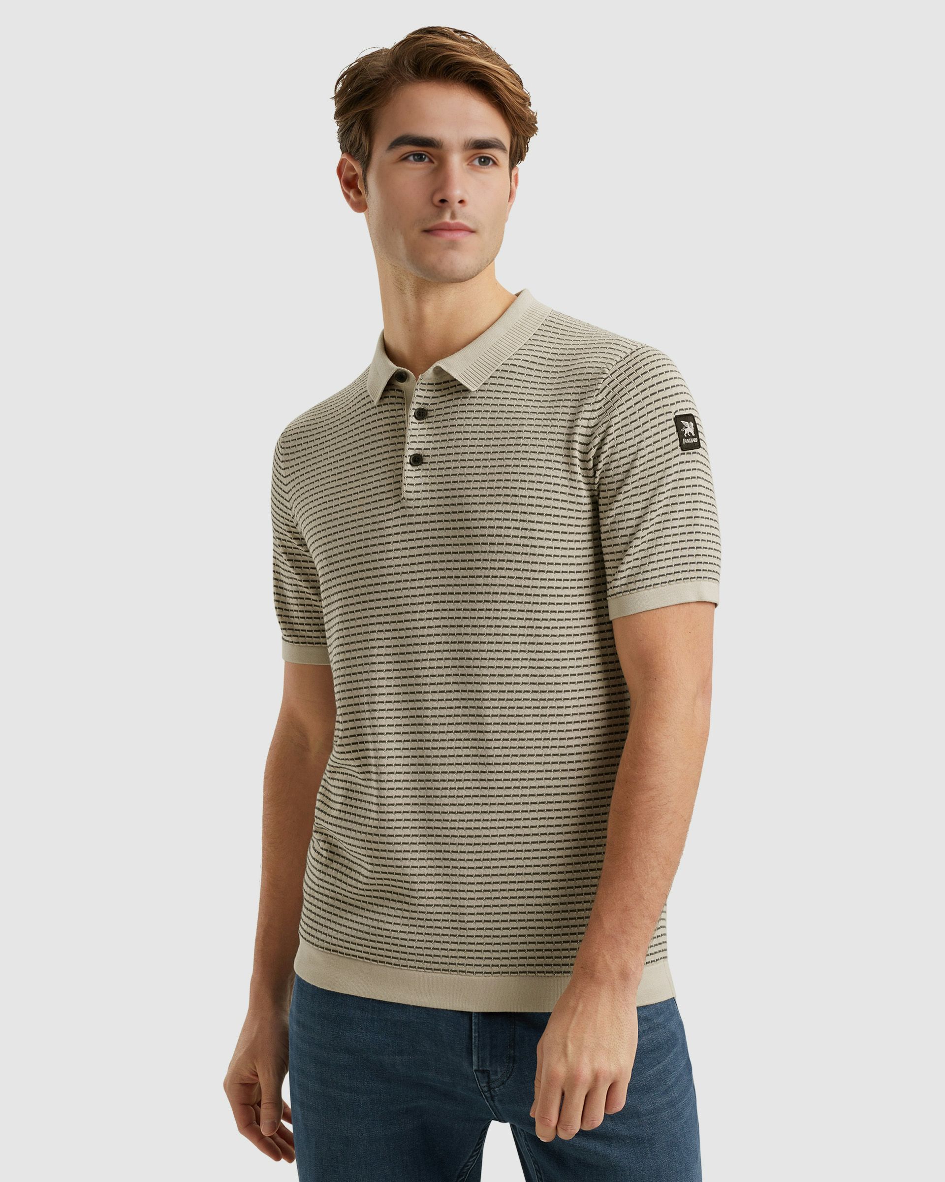 Vanguard Polo KM Zilver 101583-001-L