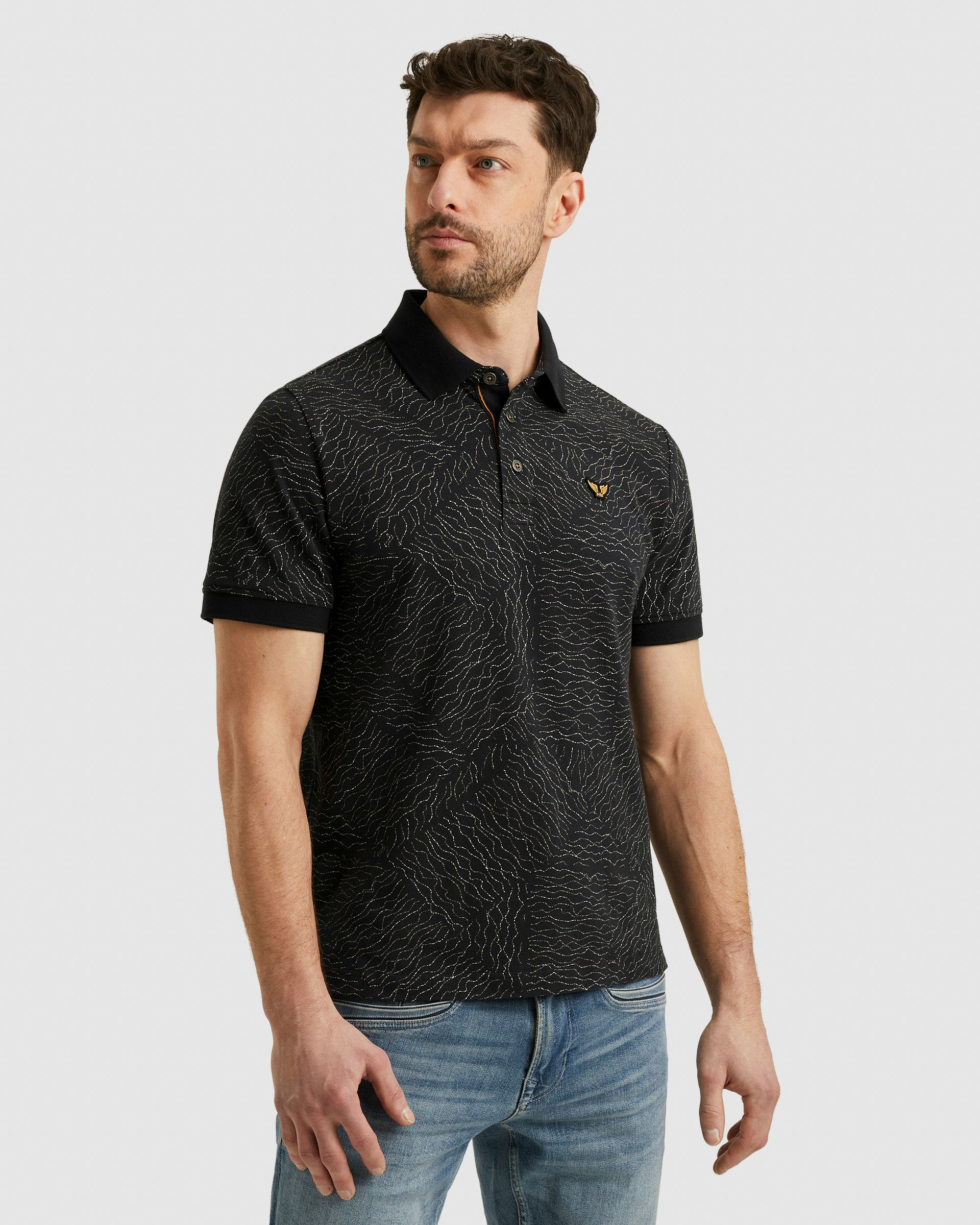 PME Legend Polo KM Blauw 101915-001-L