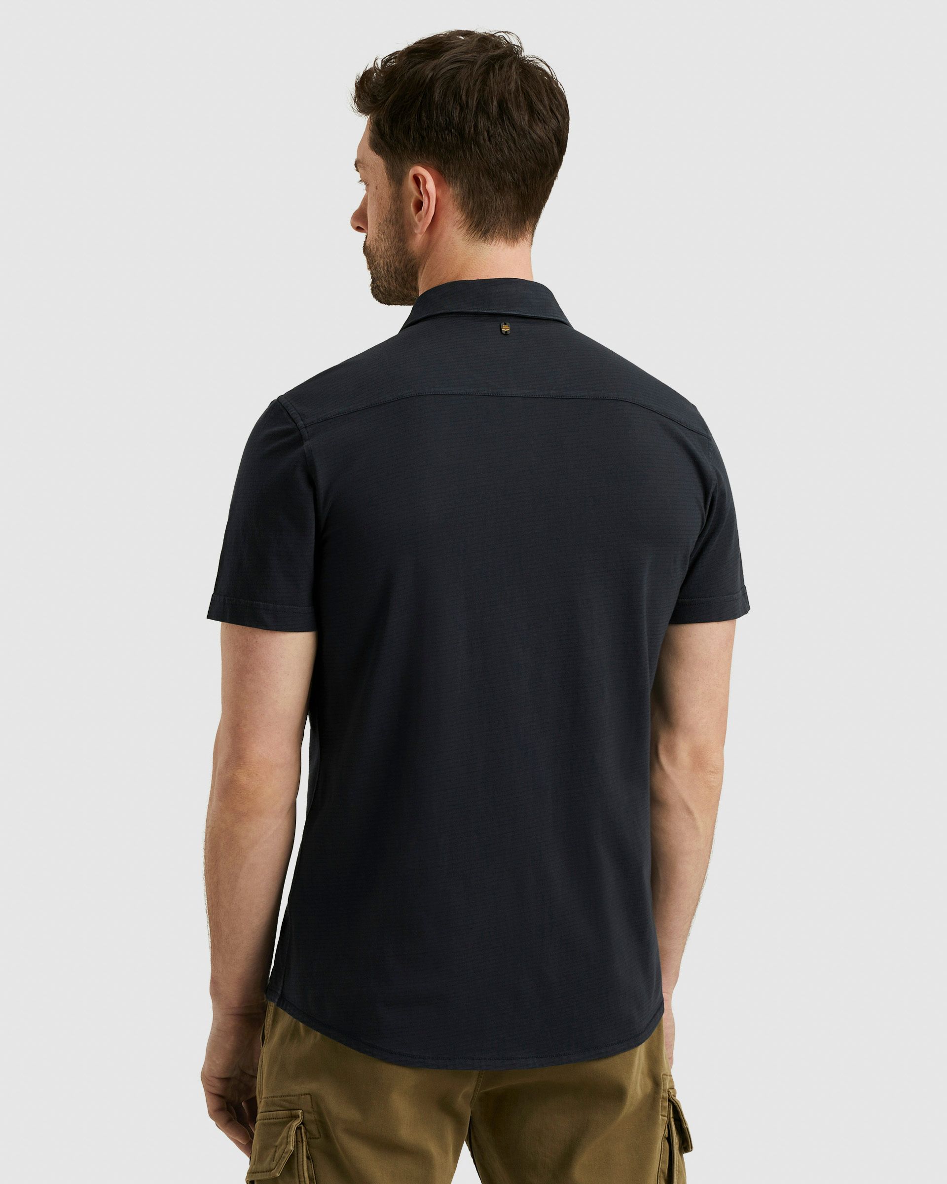 PME Legend Casual Overhemd KM Blauw 101923-001-L