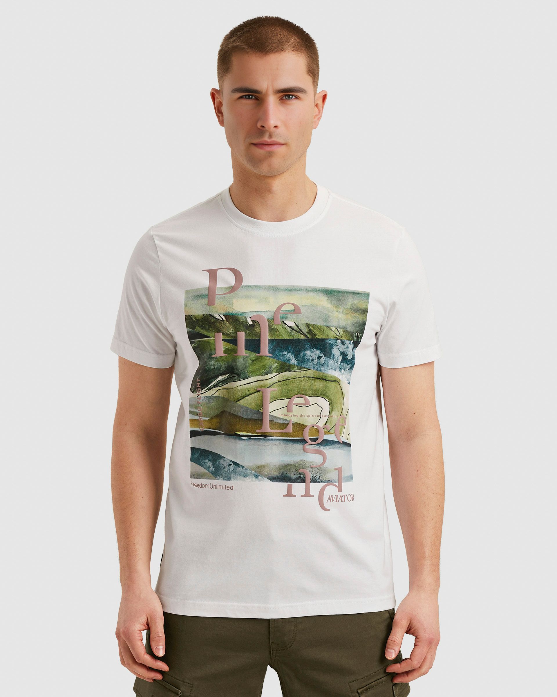 PME Legend T-shirt KM Wit 101933-001-L
