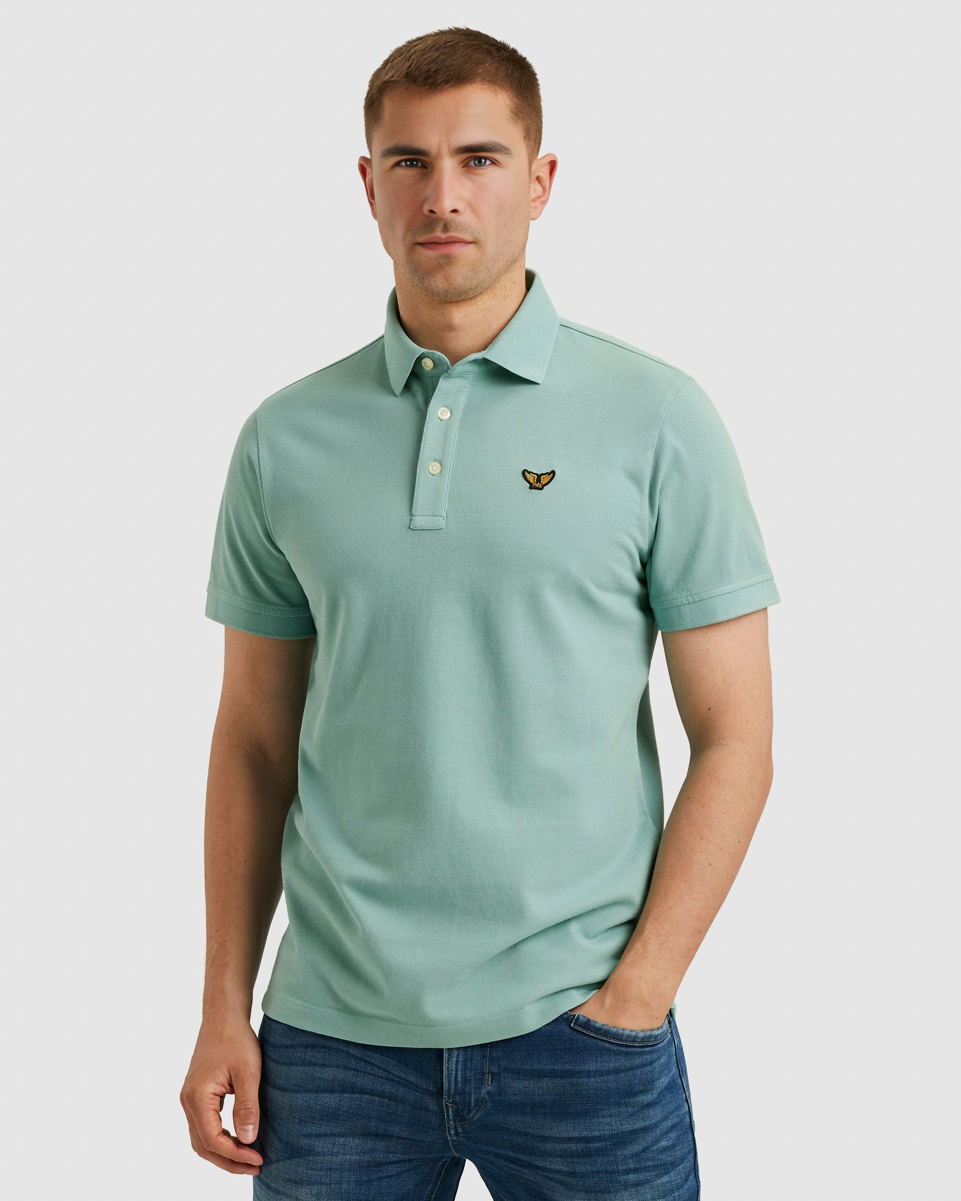 PME Legend Polo KM Blauw 101940-001-L