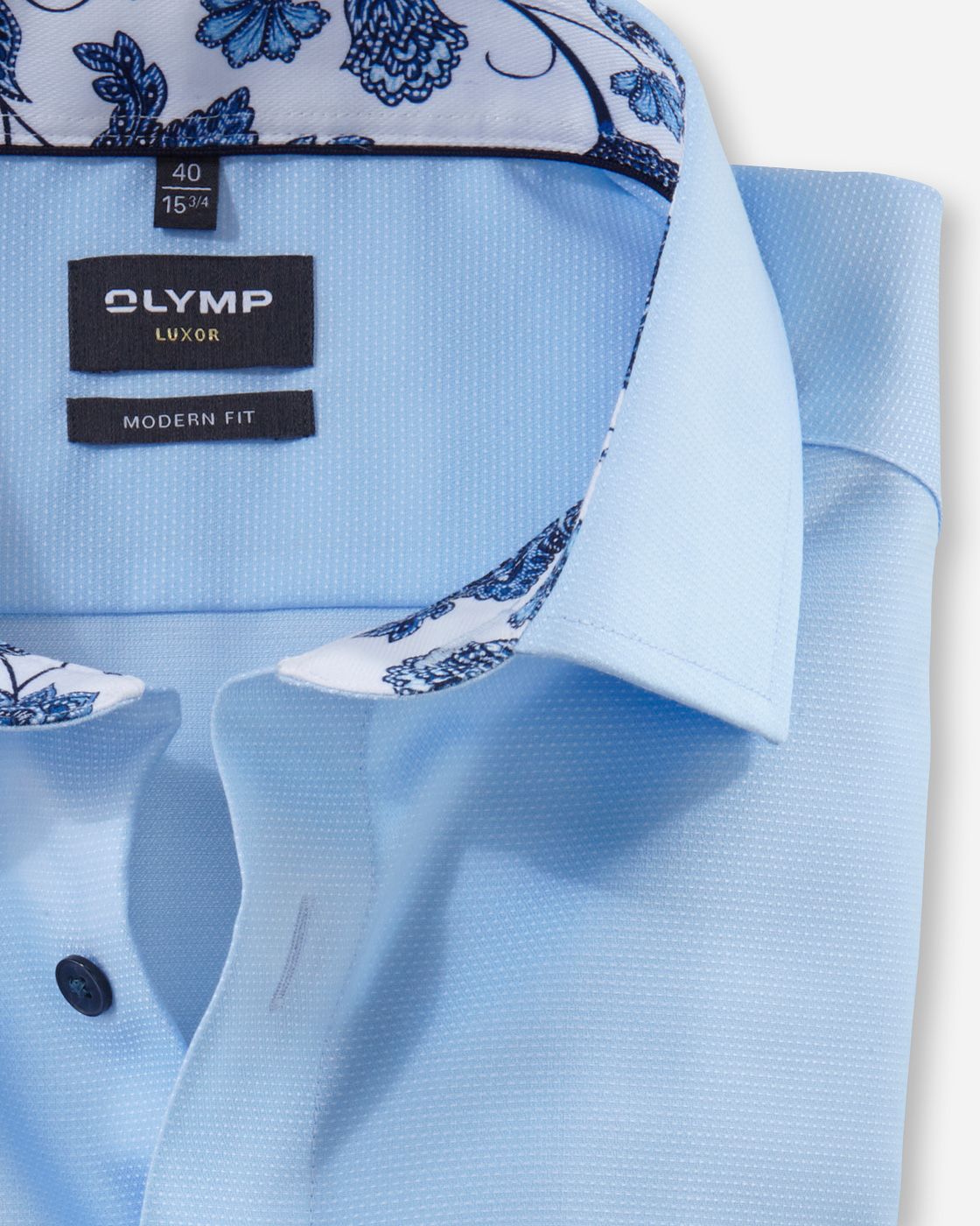 OLYMP Dress Shirt LS Blauw 103100-001-41