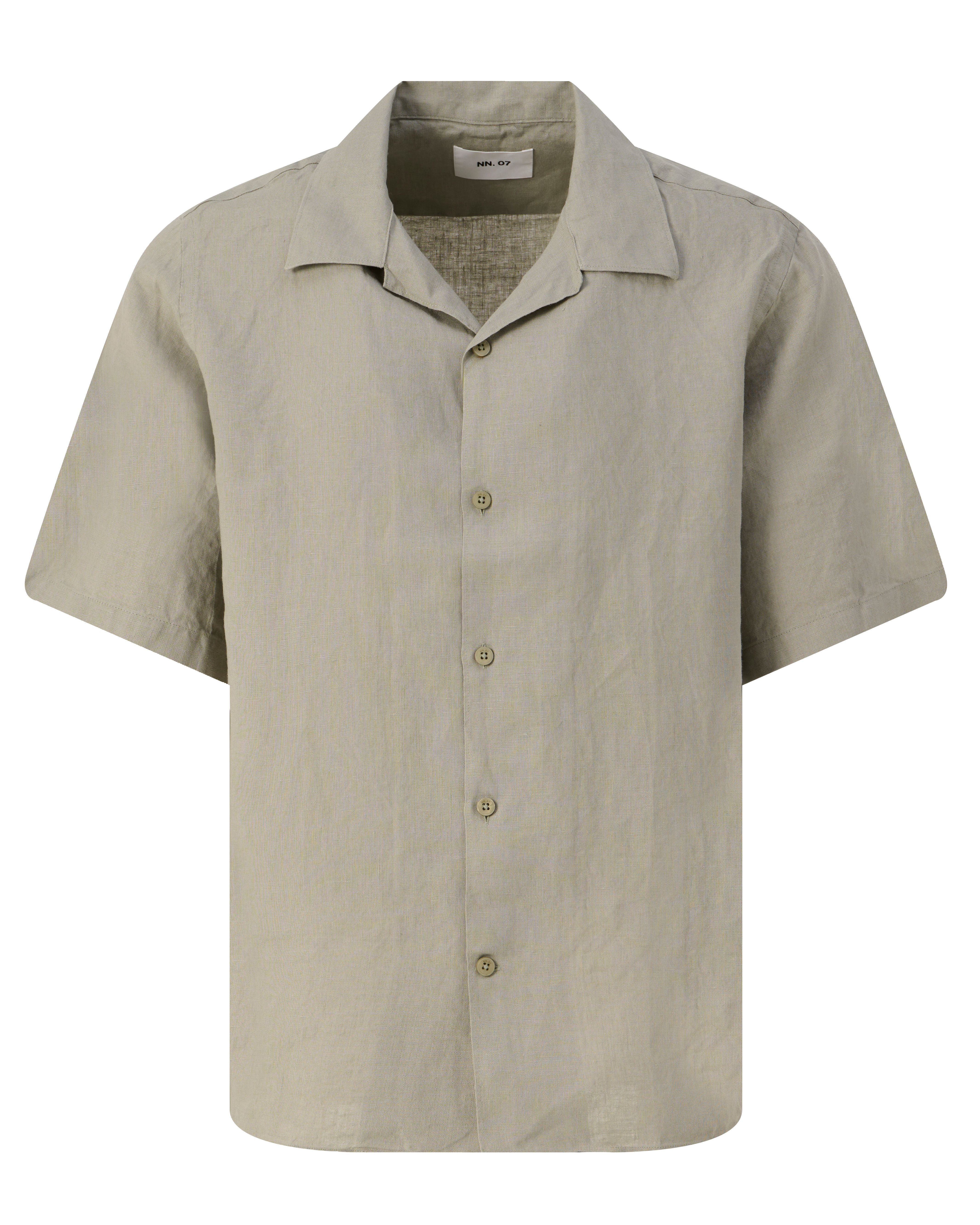 NN07 Julio Casual shirt KM Groen 103173-001-L