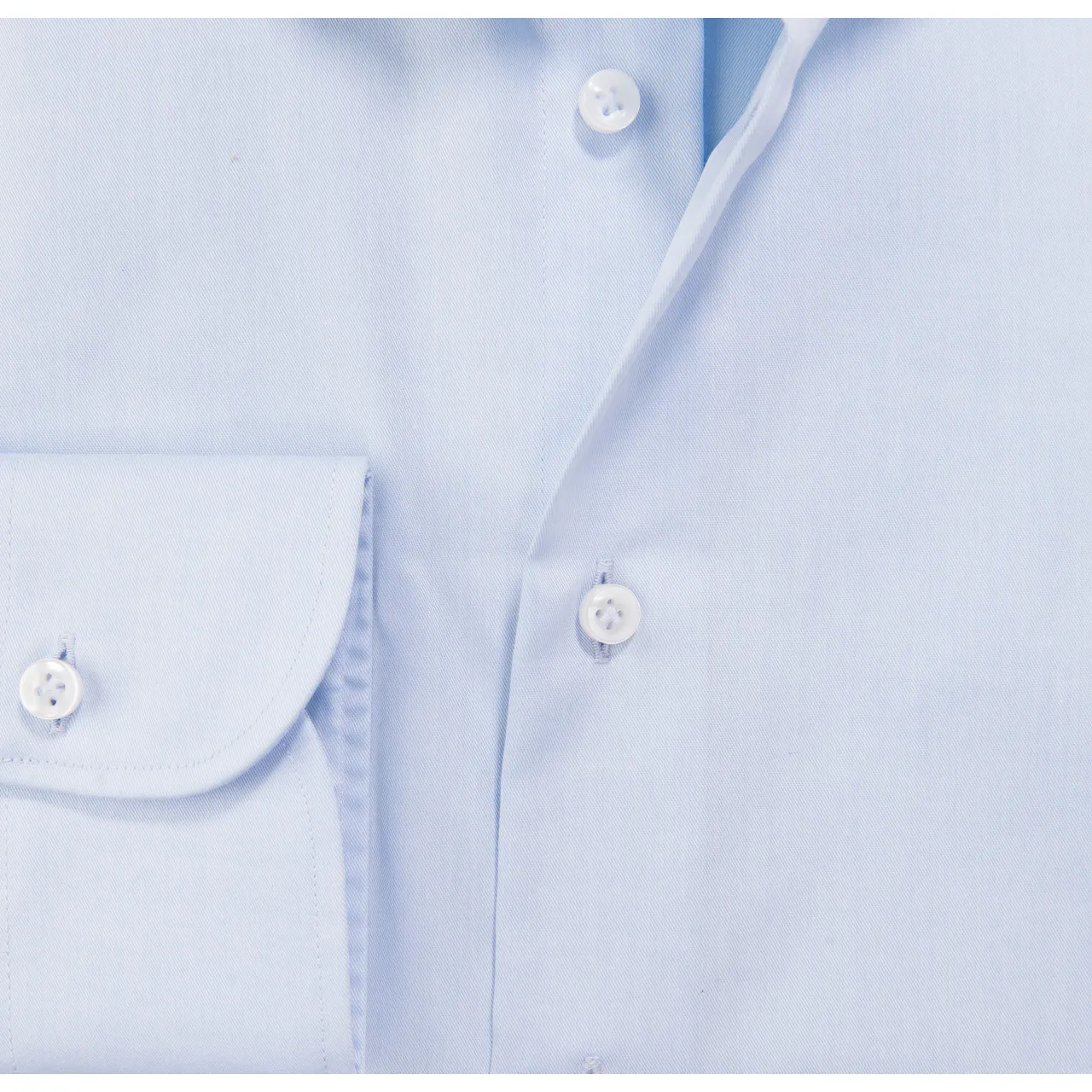 Profuomo Originale Slim fit Overhemd LM Blauw 002303-32-37