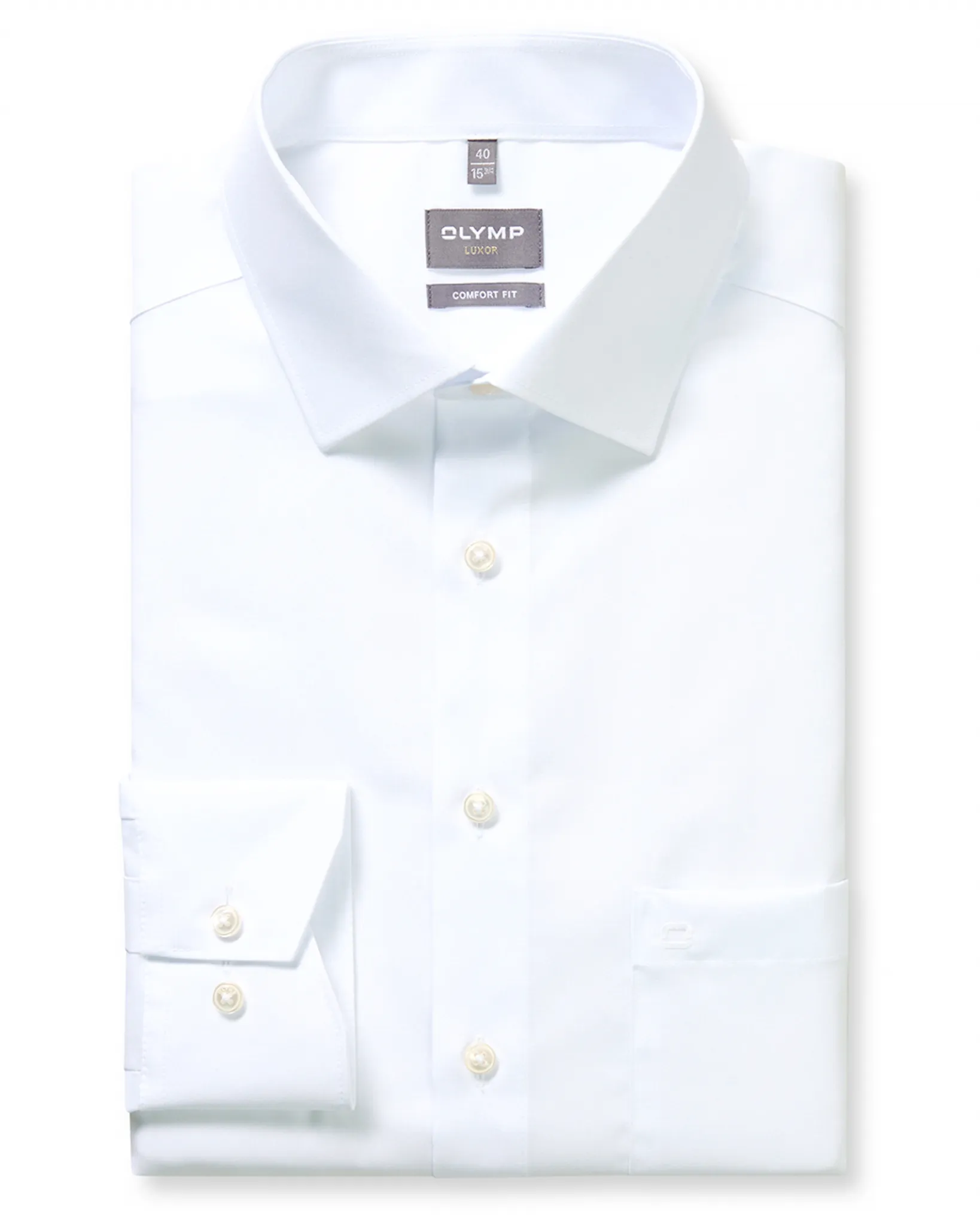 OLYMP Casual Overhemd LM Wit 011376-01-50