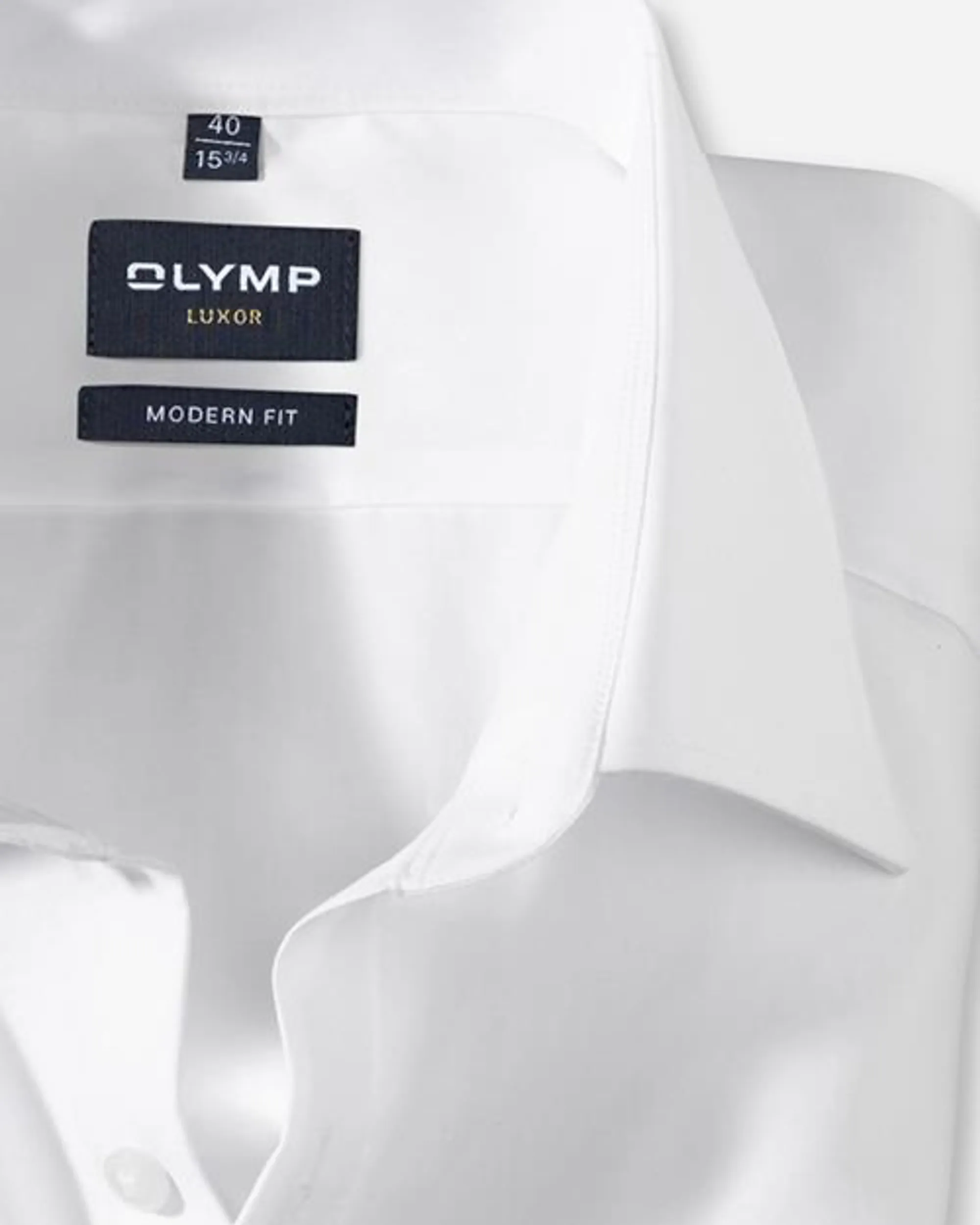 OLYMP Luxor Modern Fit Overhemd LM Wit 011430-01-47
