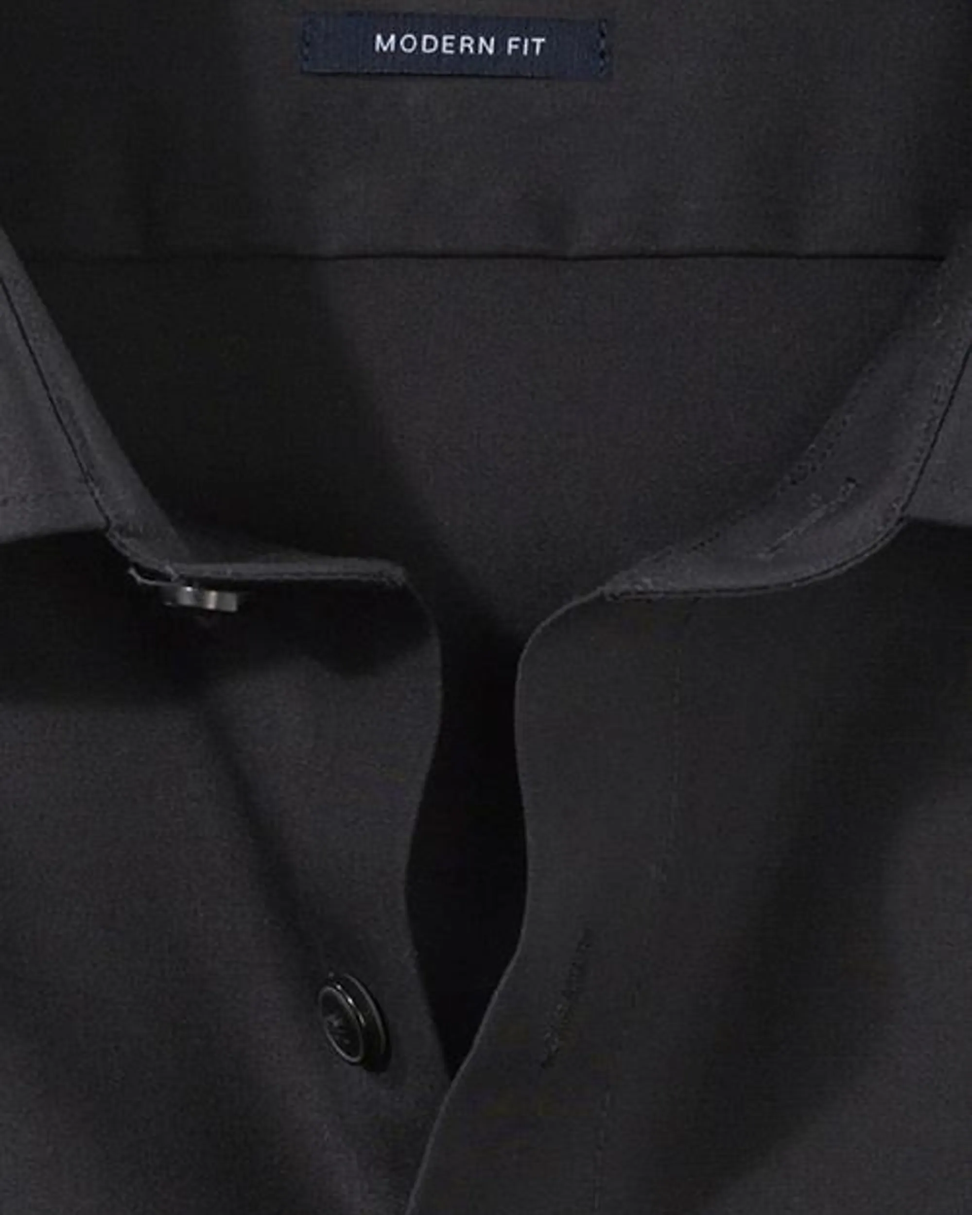 OLYMP Casual Overhemd LM Zwart 011432-10-43